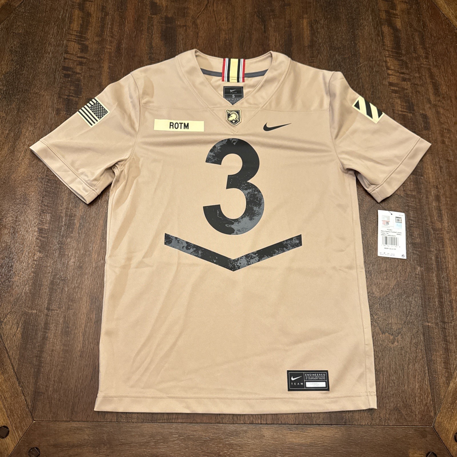 Army Black Knights Nike NWT Men’s Football Jersey Size Small USA Military Army Black Knights Nike NWT Men’s Football Jersey Size Small USA Military