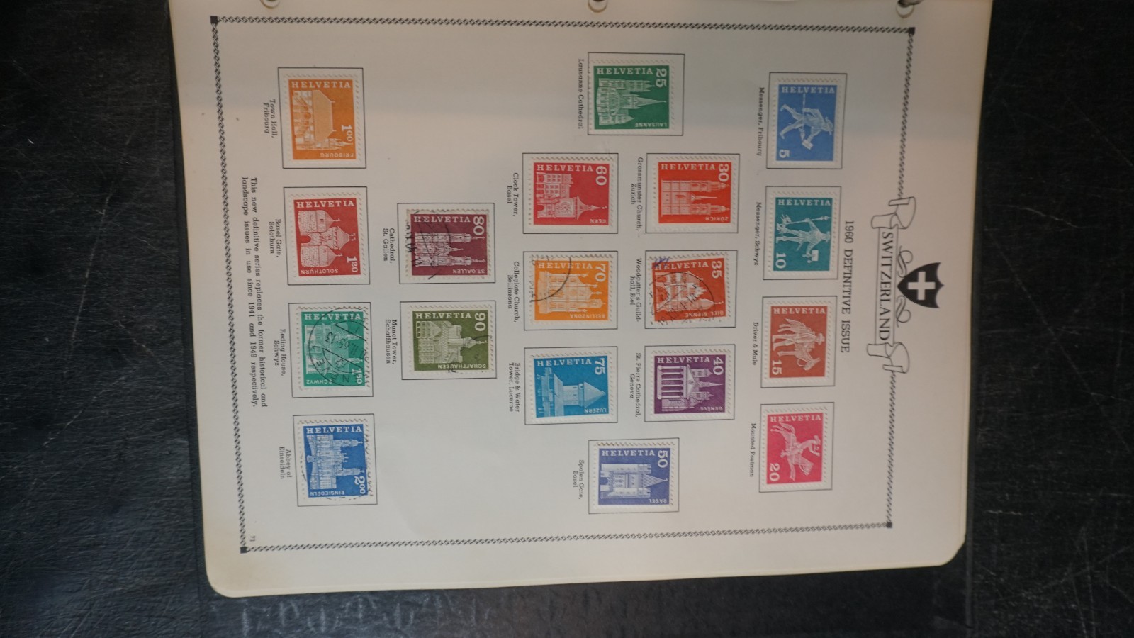 Nice collection Switzerland in album Nice collection Switzerland in album