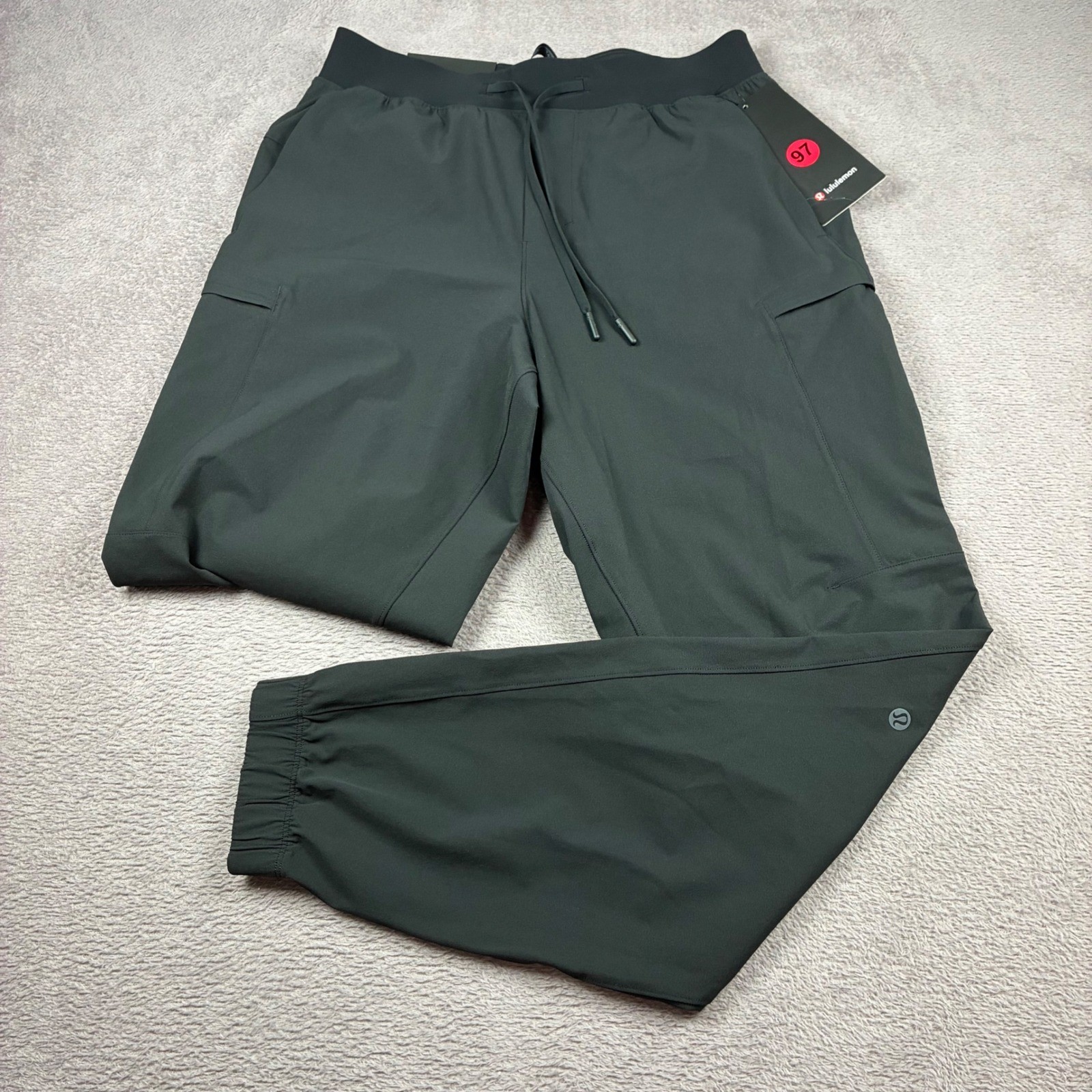 Lululemon Zeroed In Classic Fit Cargo Jogger Reg Black Swift Fabric LM5BCVS S