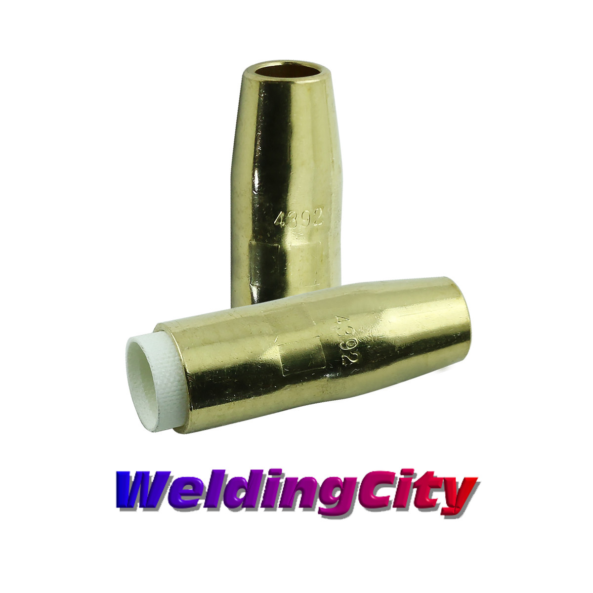 WeldingCity® 2-pk Gas Nozzle 4392 (1/2\ WeldingCity® 2-pk Gas Nozzle 4392 (1/2\
