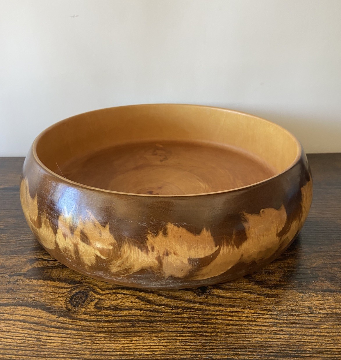 Norsk Trearbeide J. Gravvold Sunadal Wooden Bowl 8.5\