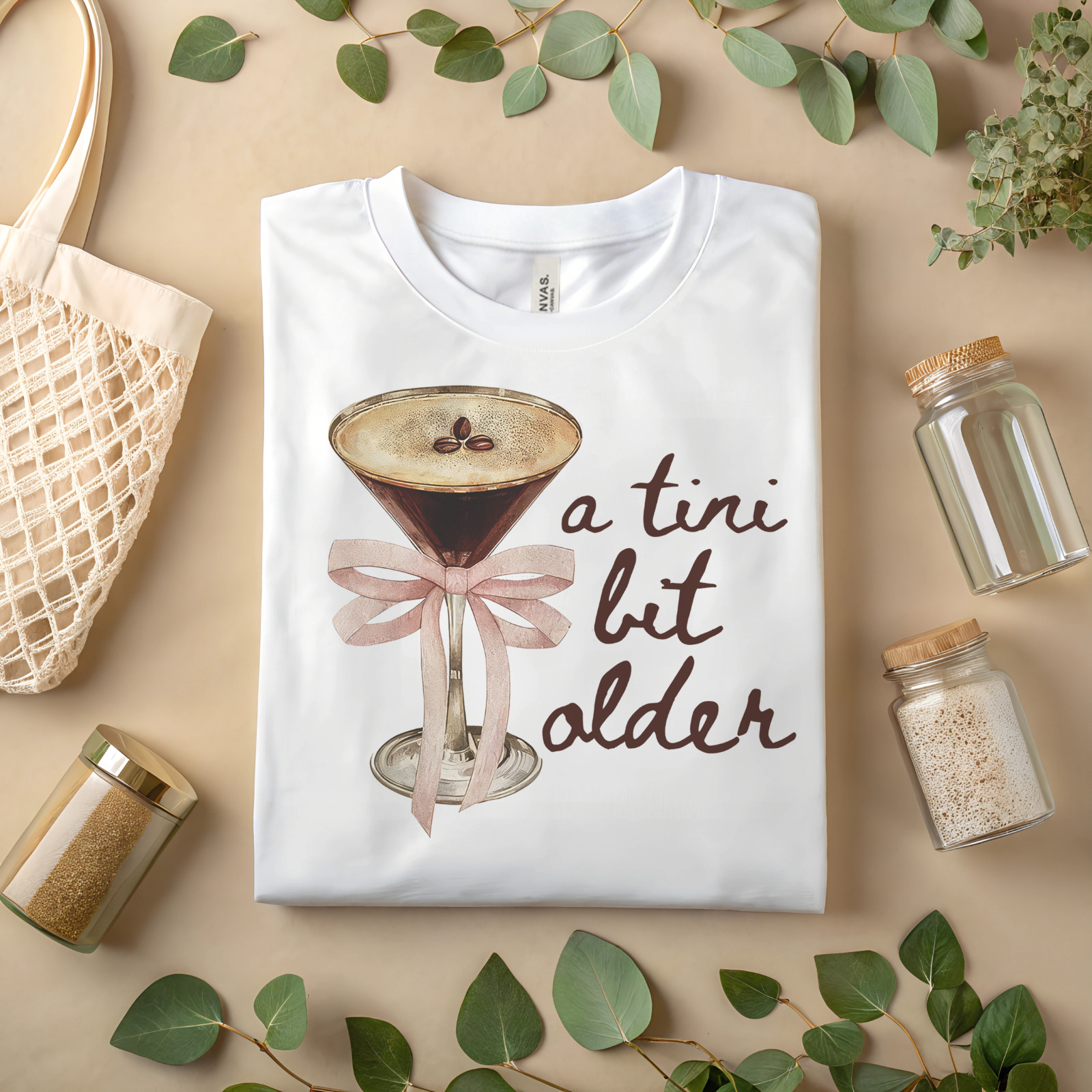 A Tini Bit Older Shirt Espresso Martini Birthday Cocktail Girls Night  T A076