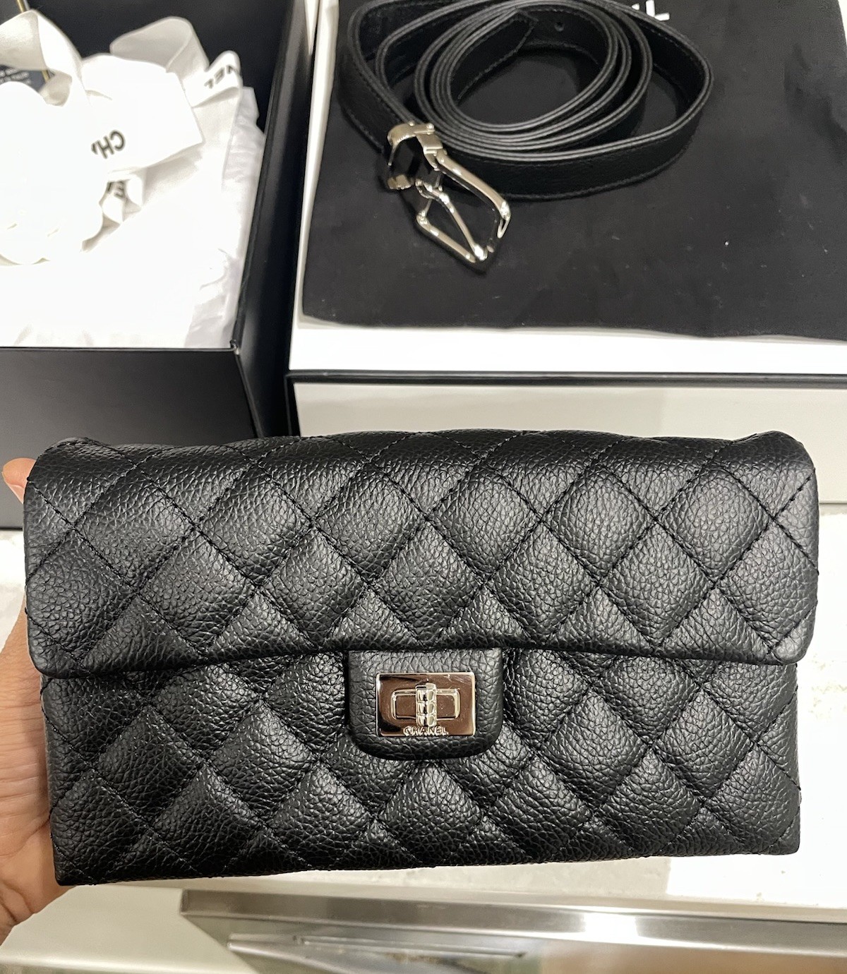 Chanel Black Quilted Leather 2.55 Reissue Waist Belt Bag Funny Bag Chanel Black Quilted Leather 2.55 Reissue Waist Belt Bag Funny Bag