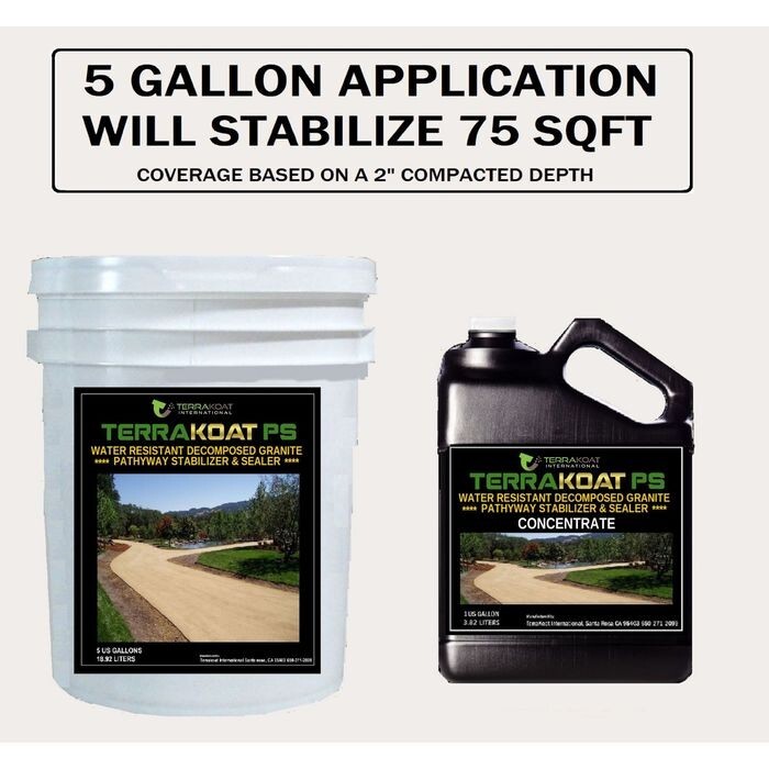 Terrakoat EX Decomposed Granite Stabilizer Keeps DG Rock Solid. 