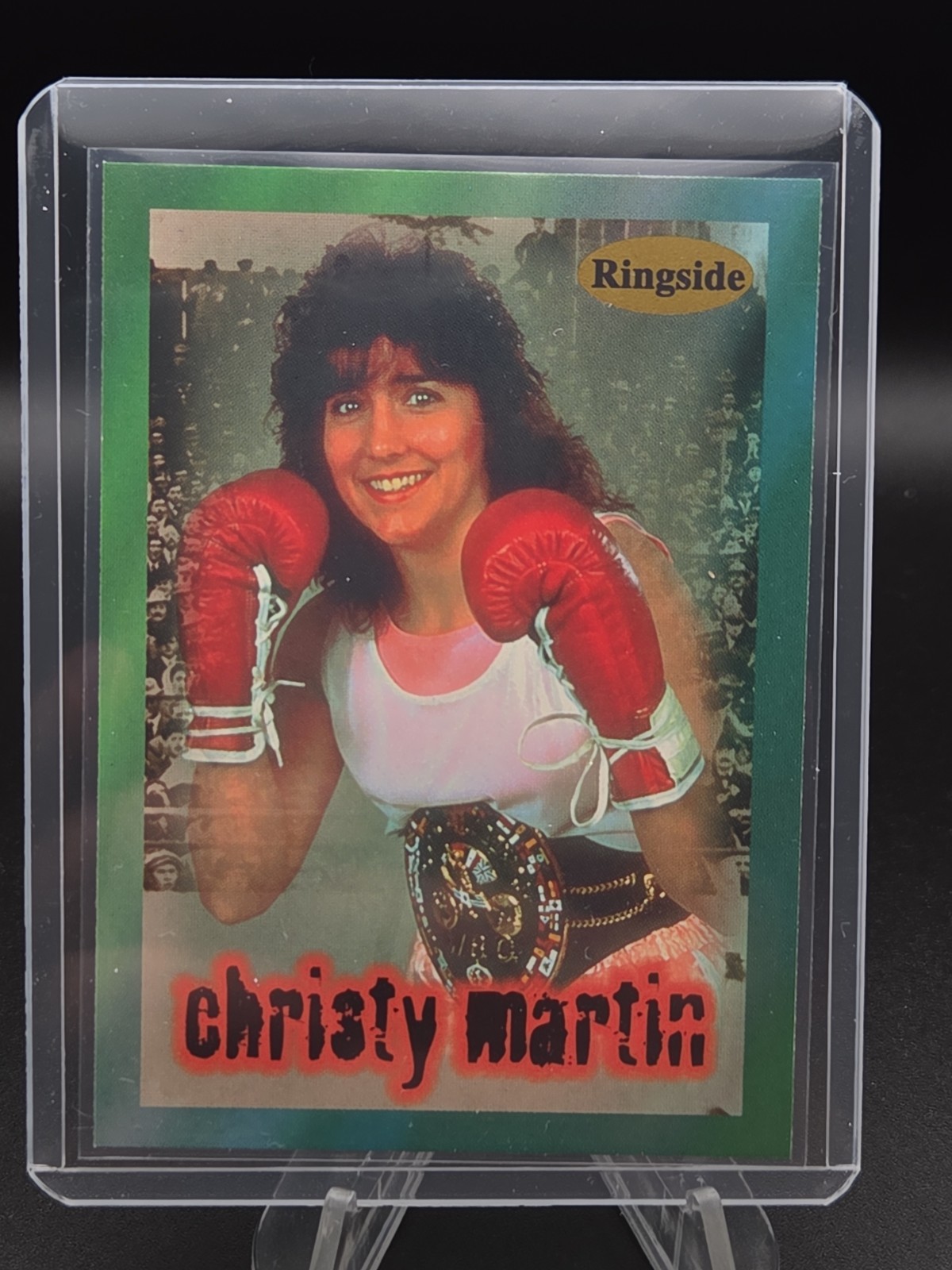 1996 Ringside Christy Martin #55 Rookie Card HOF Women's Boxing RC 1996 Ringside Christy Martin #55 Rookie Card HOF Women's Boxing RC