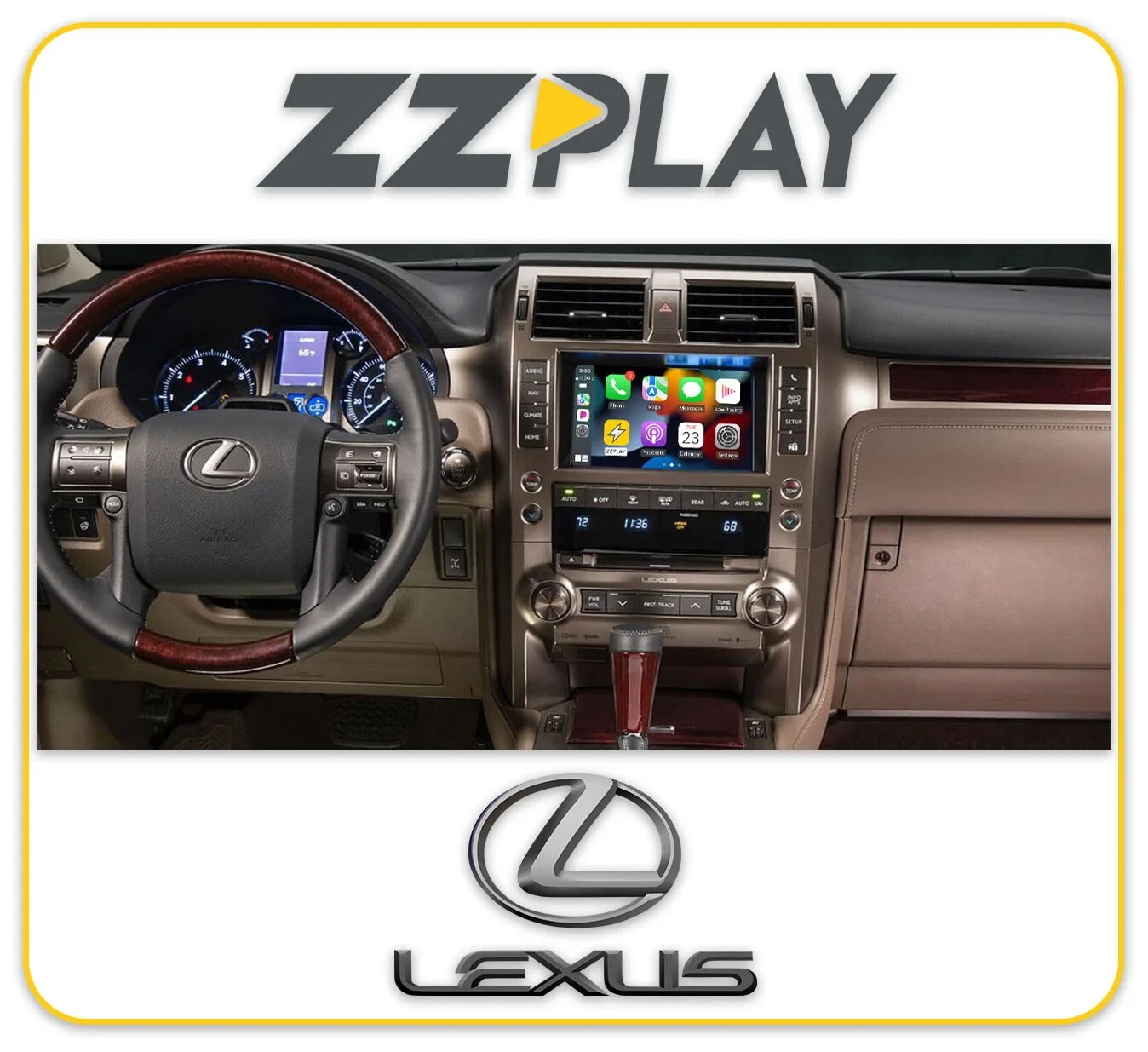 ZZ-2 ITZ-GX1-A Wireless CarPlay/Android Auto interface for select Lexus GX460