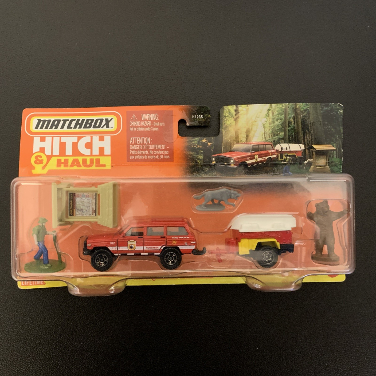 Matchbox HITCH N HAUL 1988 Jeep Wagoneer Trailer Trawler Set NIB Matchbox HITCH N HAUL 1988 Jeep Wagoneer Trailer Trawler Set NIB