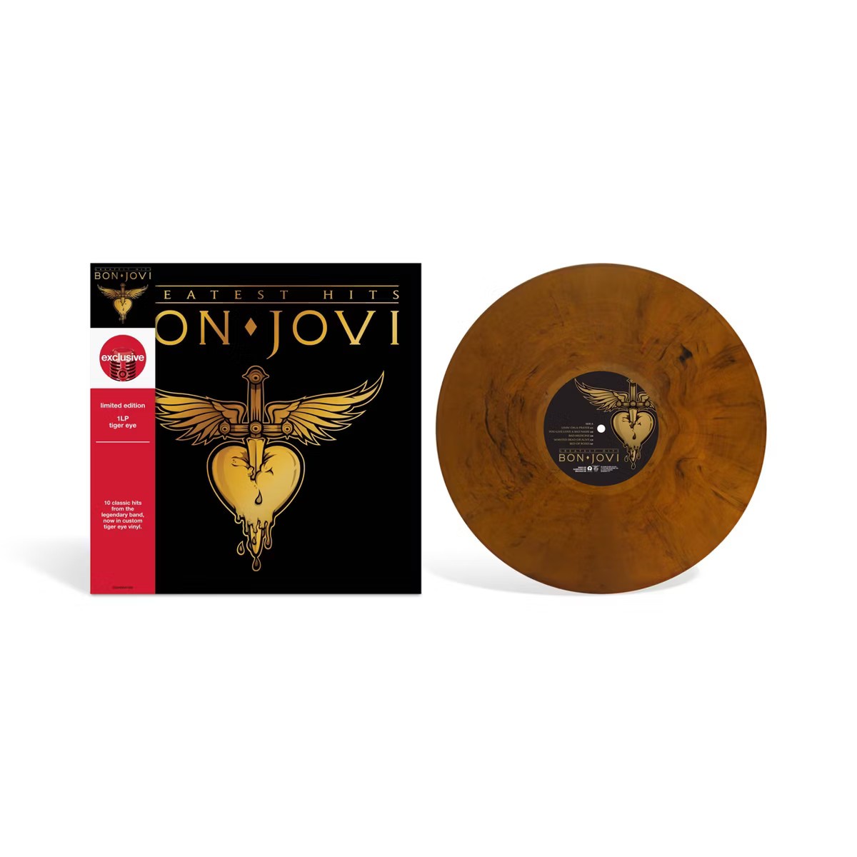 New & Sealed Bon Jovi Greatest Hits Target Exclusive Tiger Eye Vinyl - New & Sealed Bon Jovi Greatest Hits Target Exclusive Tiger Eye Vinyl -