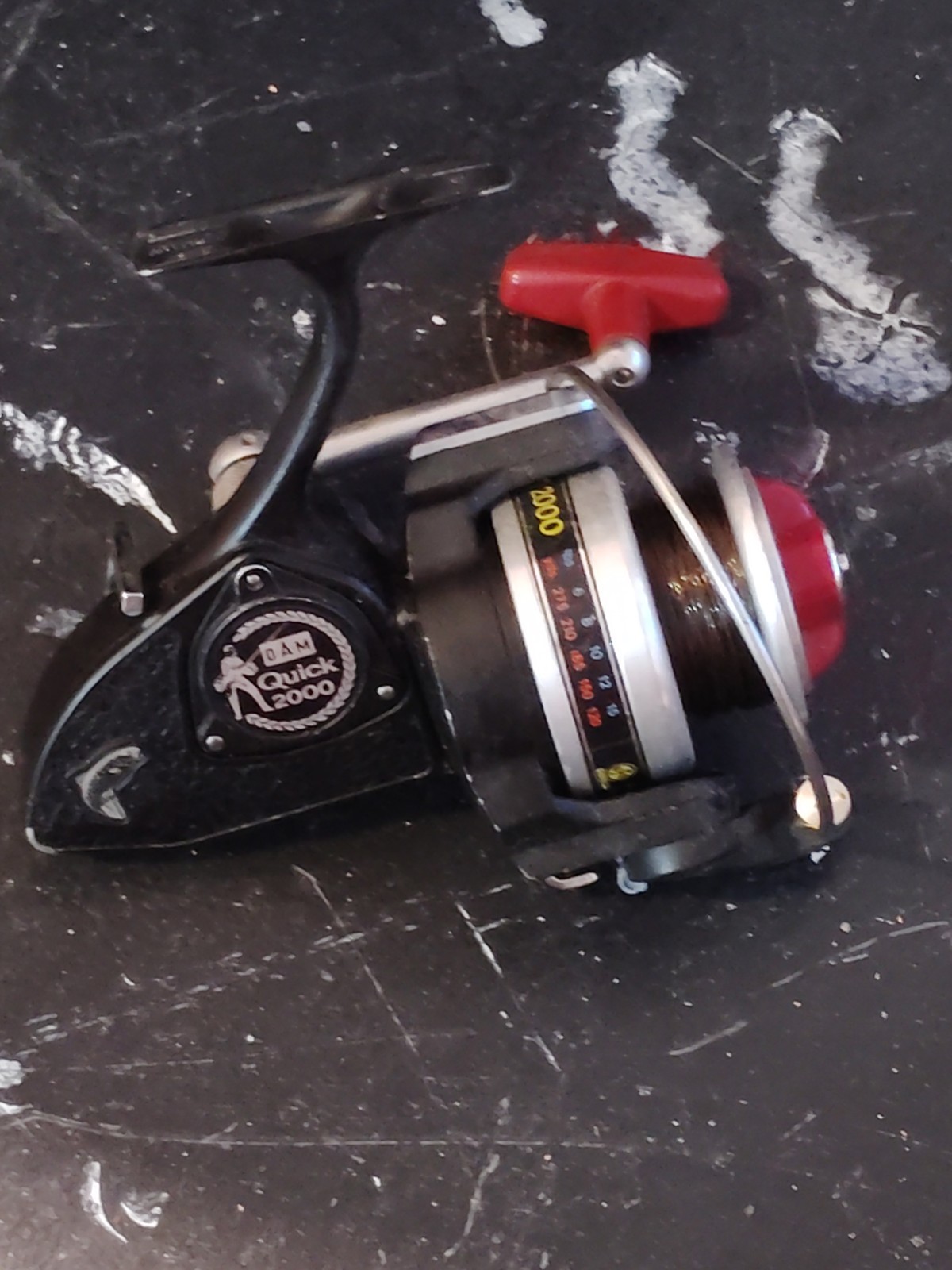 1978 vintage DAM Quick 2000 skirted spool spinning reel-used/xclnt++ 1978 vintage DAM Quick 2000 skirted spool spinning reel-used/xclnt++