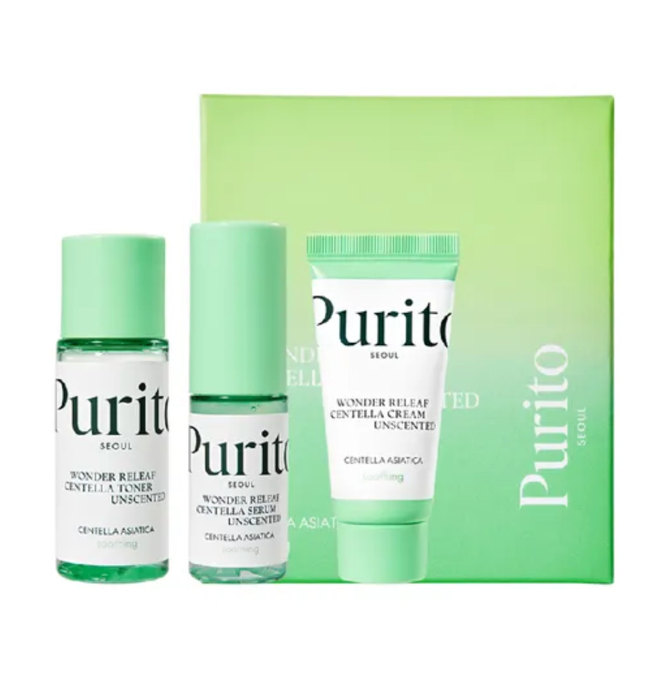 Purito SEOUL - Wonder Releaf Centella Mini Kit Unscented [1 Set] 