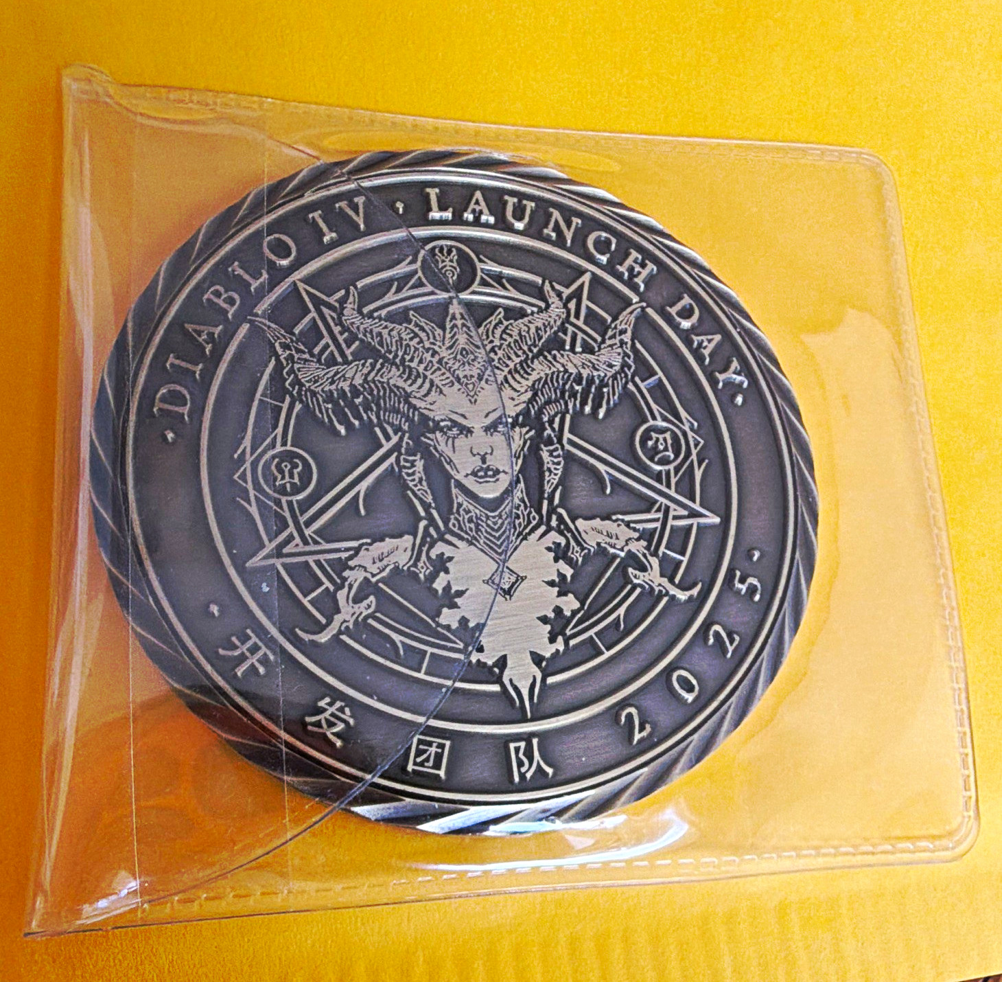 Diablo Diablo IV Launch Day Double-Sided Lilith Coin 2025 Video Game Diablo Diablo IV Launch Day Double-Sided Lilith Coin 2025 Video Game