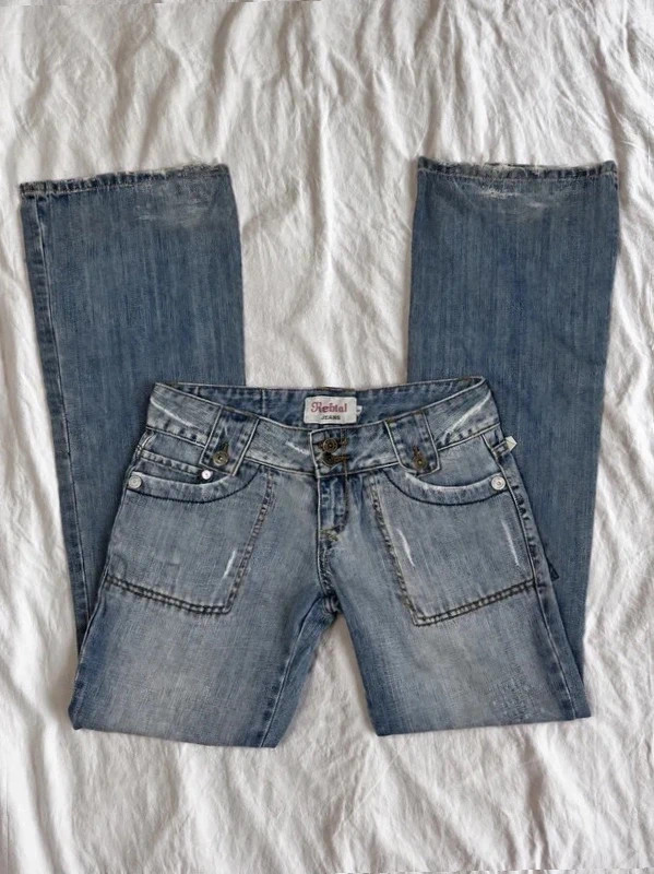 Vintage 2000s Flared Bootcut Leg Fit Jeans S Vintage 2000s Flared Bootcut Leg Fit Jeans S