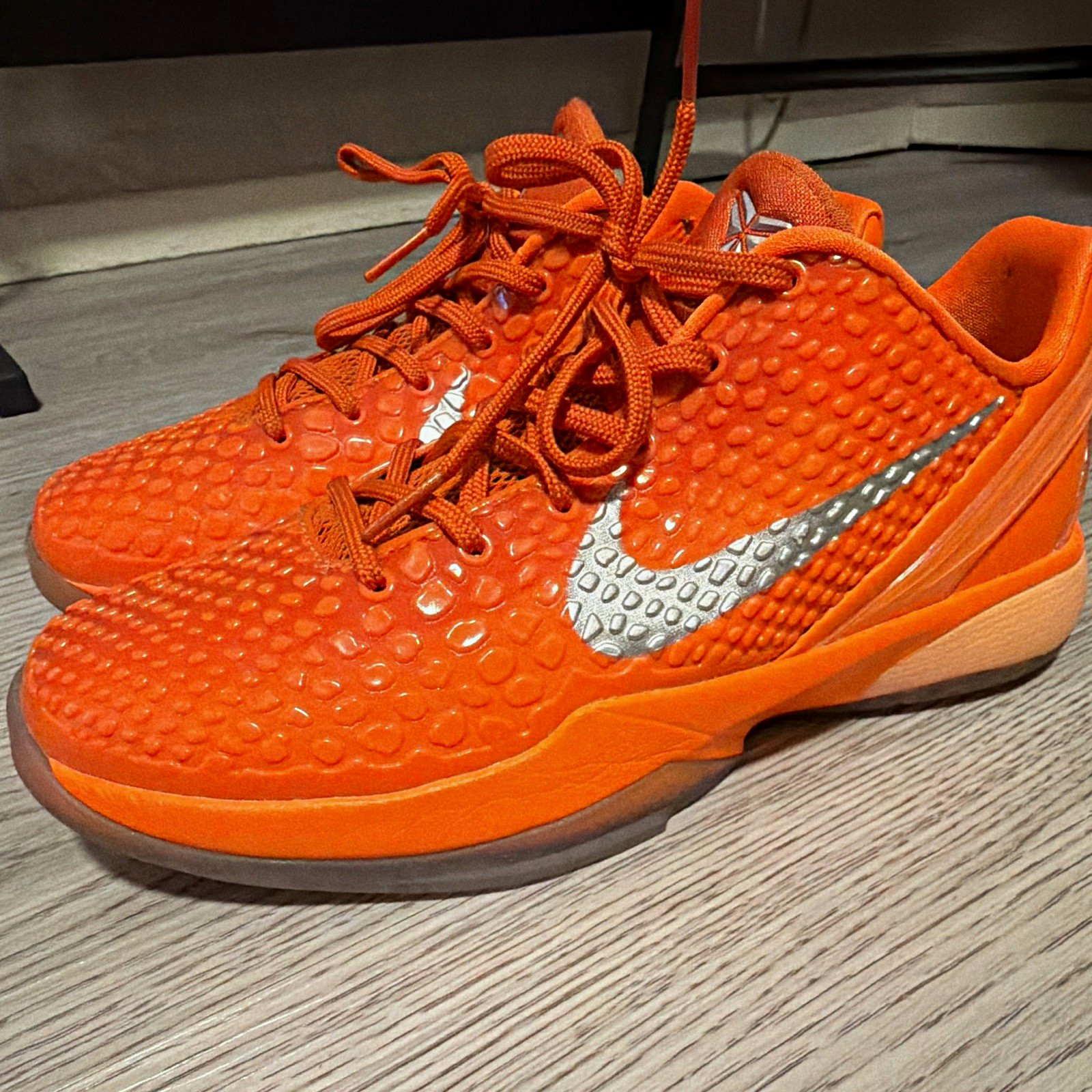 One Left 2025 Kobe 6 Total Orange Size 7 No Box One Left 2025 Kobe 6 Total Orange Size 7 No Box