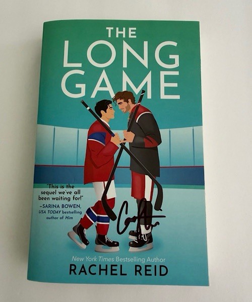 Connor Storrie Heated Rivalry Signed Autographed Book Connor Storrie Heated Rivalry Signed Autographed Book