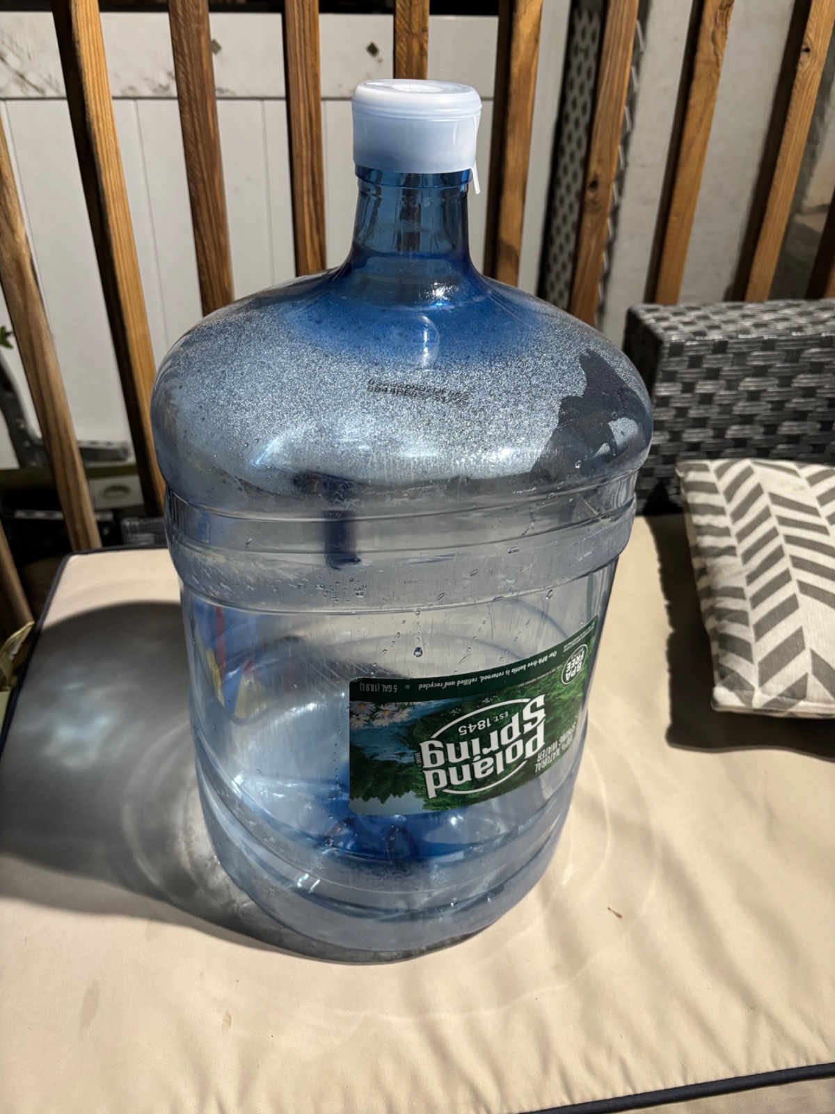 5 gallon poland spring Reusable jugs 