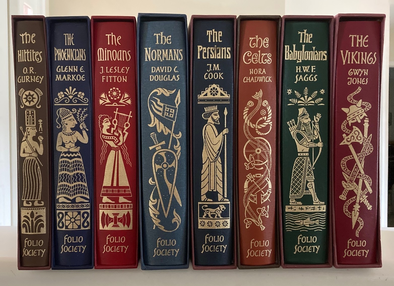 LOT 8 Ancient Civilizations The Folio Society MINOANS PHOENICIANS VIKINGS CELTS