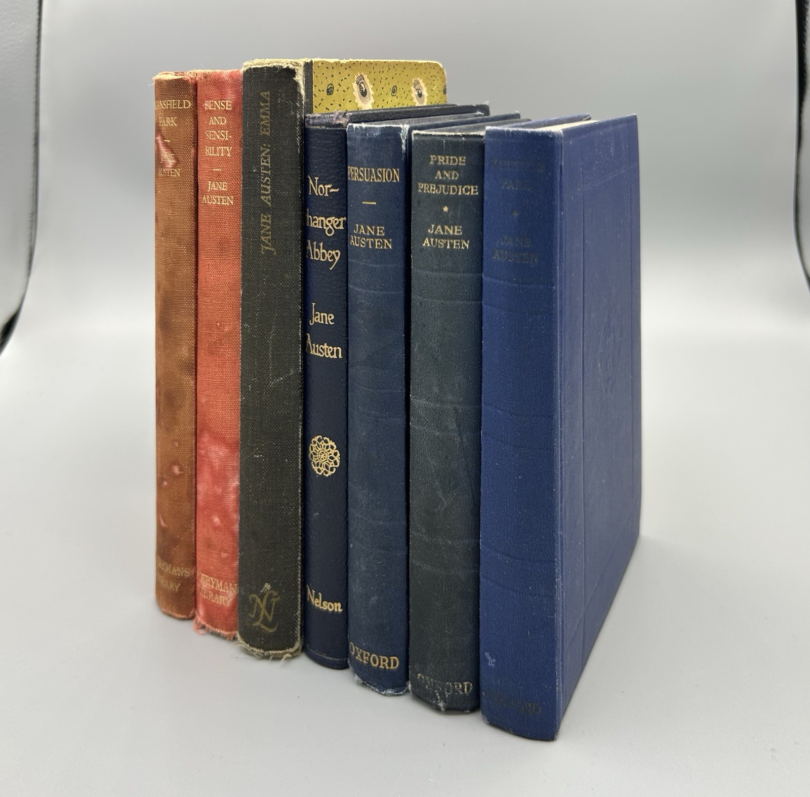 7 Vintage Jane Austen Hardback Books - World\'s Classics, Everyman\'s Library…