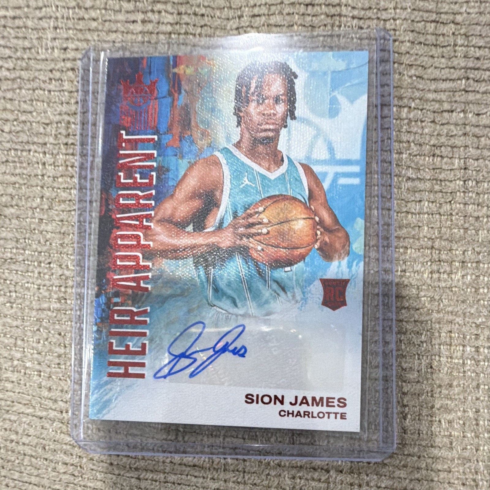 2025-26 Panini Court Kings Sion James Heir Apparent Auto /49