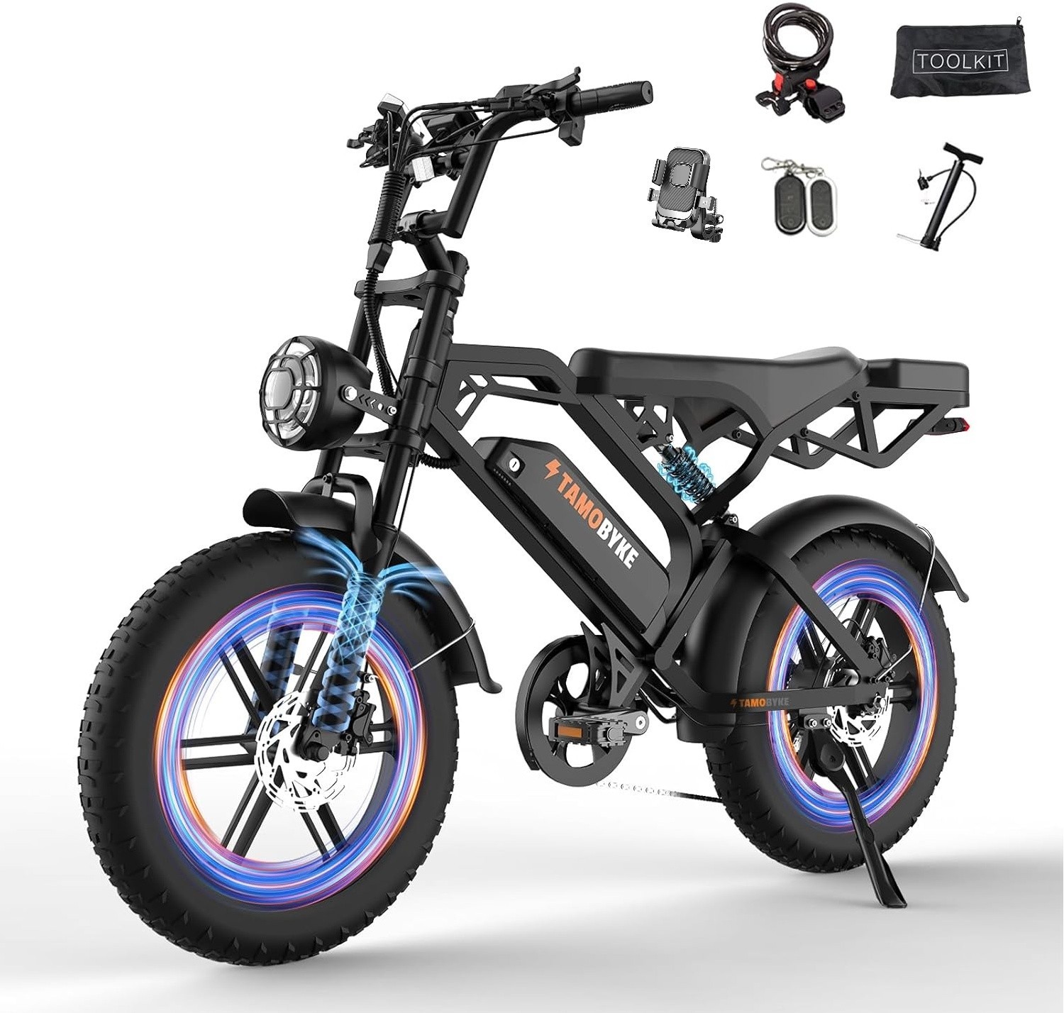 Tamobyke V20 749W Electric Bike for Adults 20MPH 48V 15.6Ah 20\