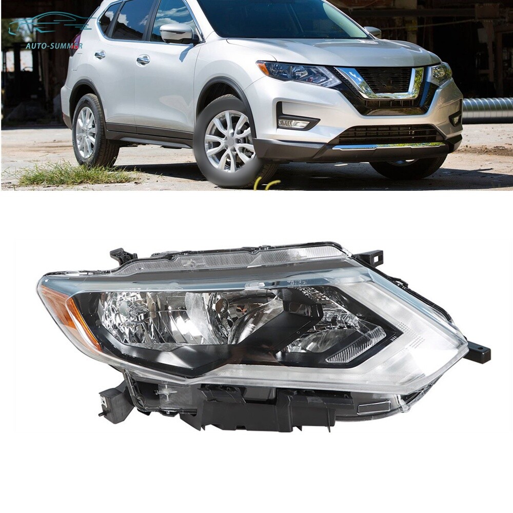 For 2017 2018 2019 Nissan Rogue Right Passenger Side Headlight Headlamp Halogen For 2017 2018 2019 Nissan Rogue Right Passenger Side Headlight Headlamp Halogen