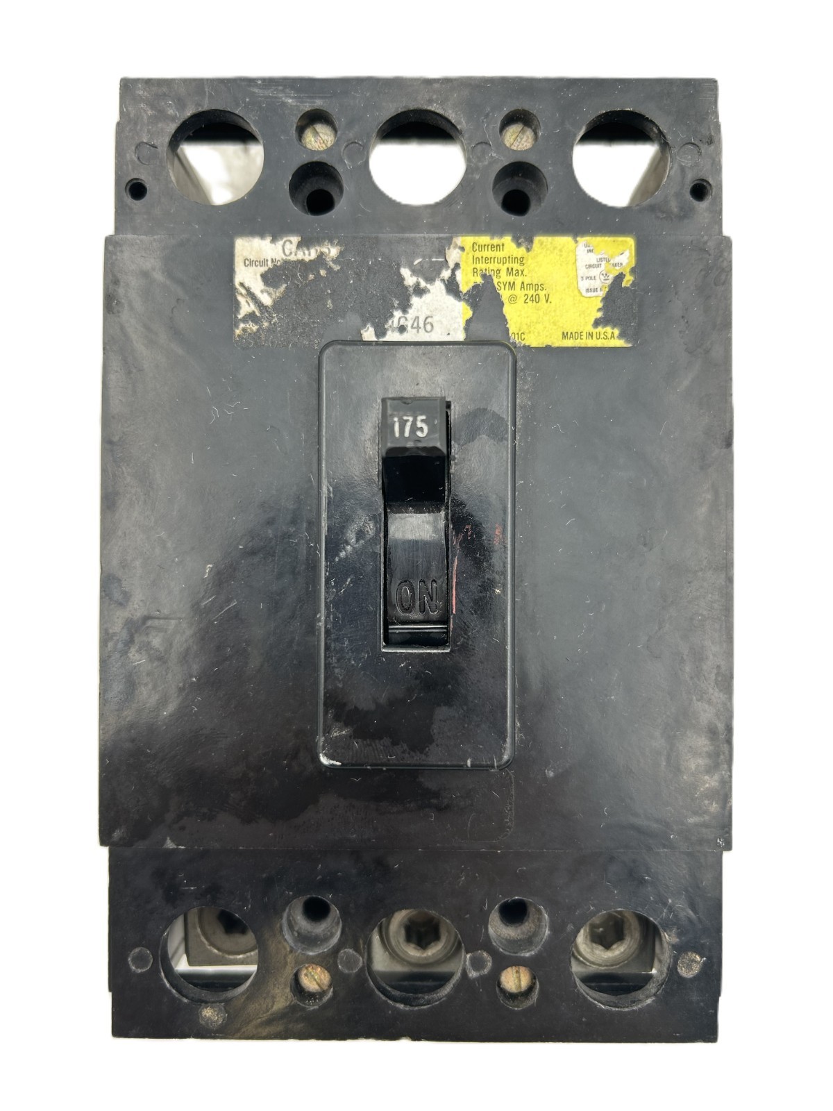 Westinghouse CA3175W Circuit Breaker 175A 3-Pole 240VAC