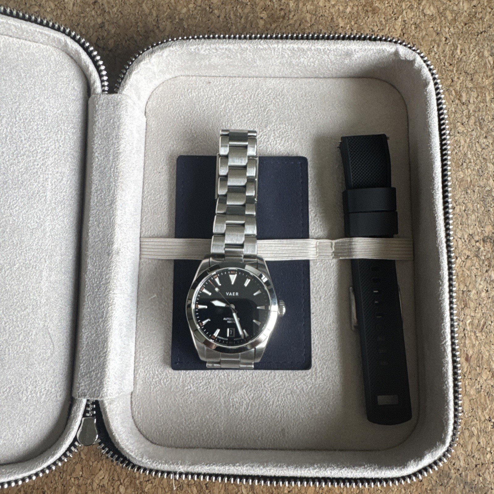 Vaer A5 Atlas Automatic 38MM AMERICAN MADE EUC W Extra Strap Full Kit Vaer A5 Atlas Automatic 38MM AMERICAN MADE EUC W Extra Strap Full Kit