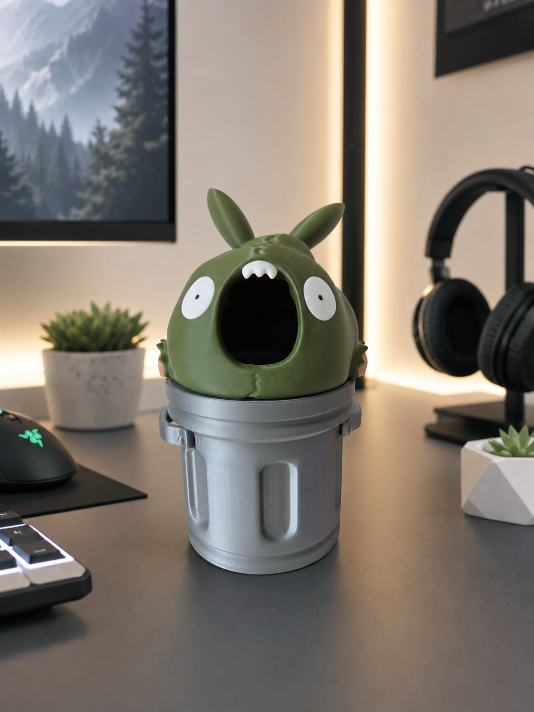 Trubbish Inspired Desk Storage Container | 3D Printed Pokemon Garbage Can