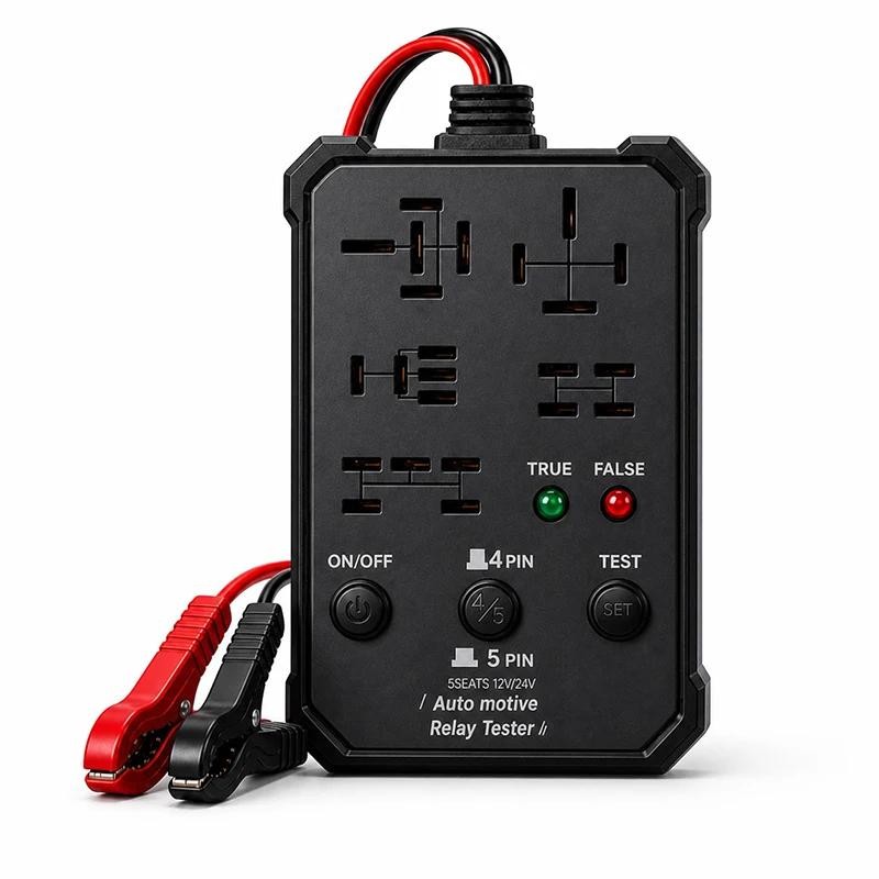 Automotive Relay Detector 12-24V Universal 4/5 Pins Car Relay Tester tool Automotive Relay Detector 12-24V Universal 4/5 Pins Car Relay Tester tool