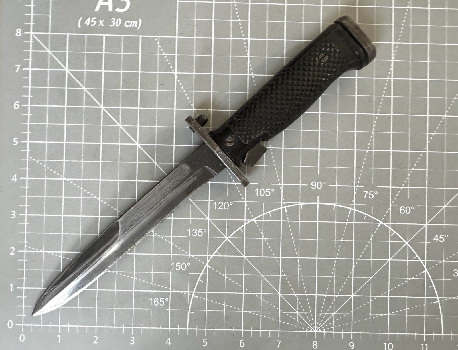 Vietnam Era COLUMBUS MILPAR & Manufacturing CO USA M5A1 Bayonet Fighting Knife