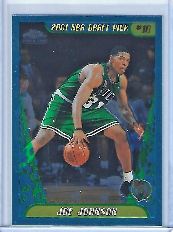 2001/02 Topps Chrome Joe Johnson NBA Draft Pick RC #138 2001/02 Topps Chrome Joe Johnson NBA Draft Pick RC #138