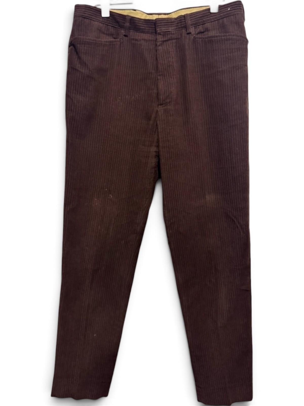 Vintage Barneys New York Brown Corduroy Pants 36x32 Made Italy