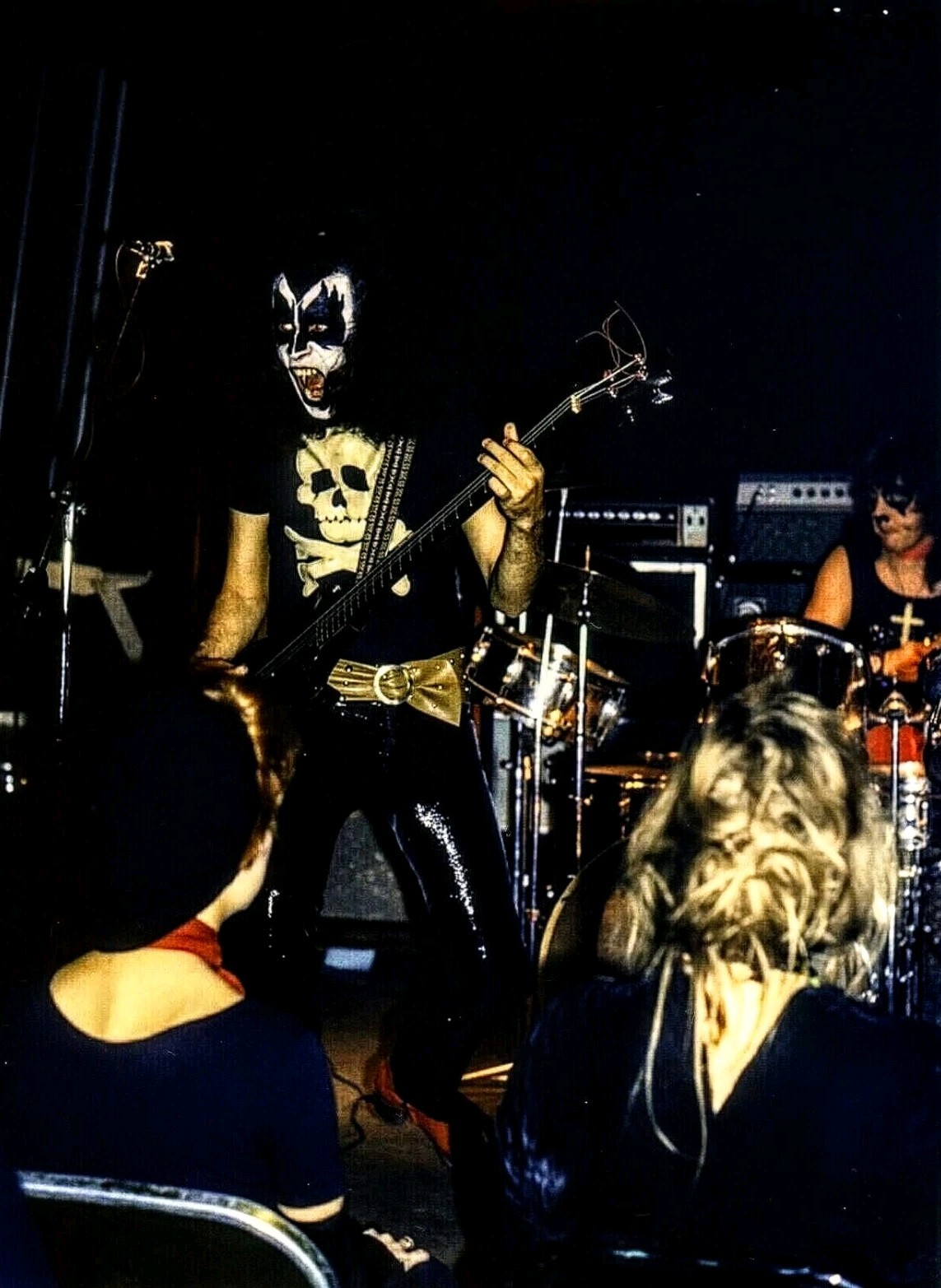 11x14 Kiss 1973 Poster Photo Gene Simmons Peter Criss Rare Early Show Photograph
