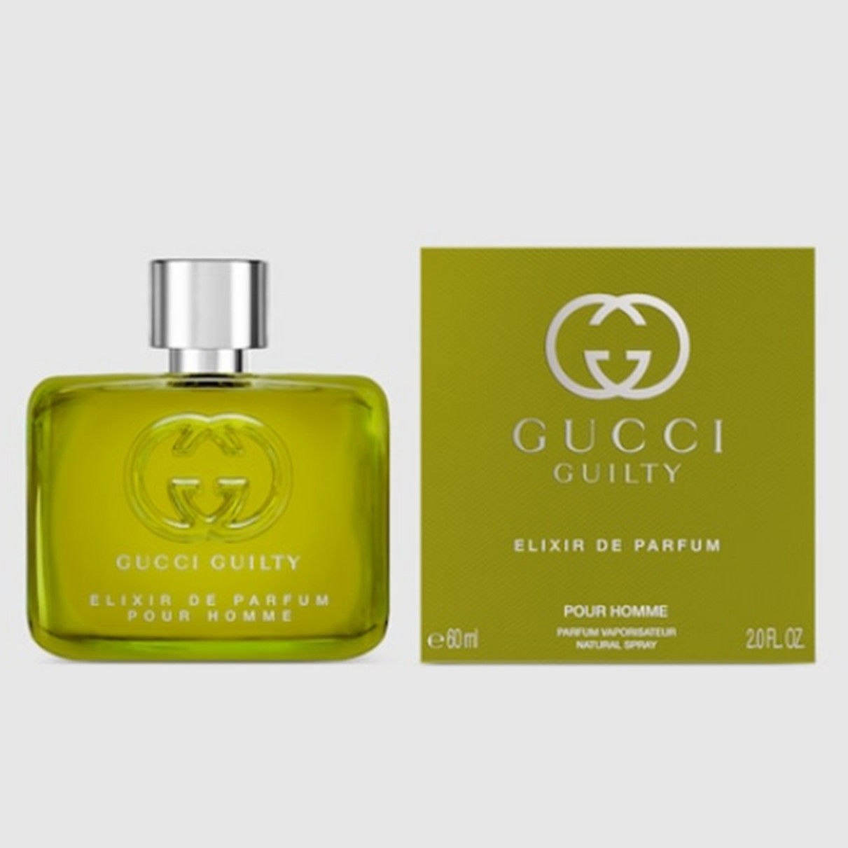Guilty Elixir de Parfum Pour Homme 2.0 oz / 60ml Men Perfume Brand New Sealed