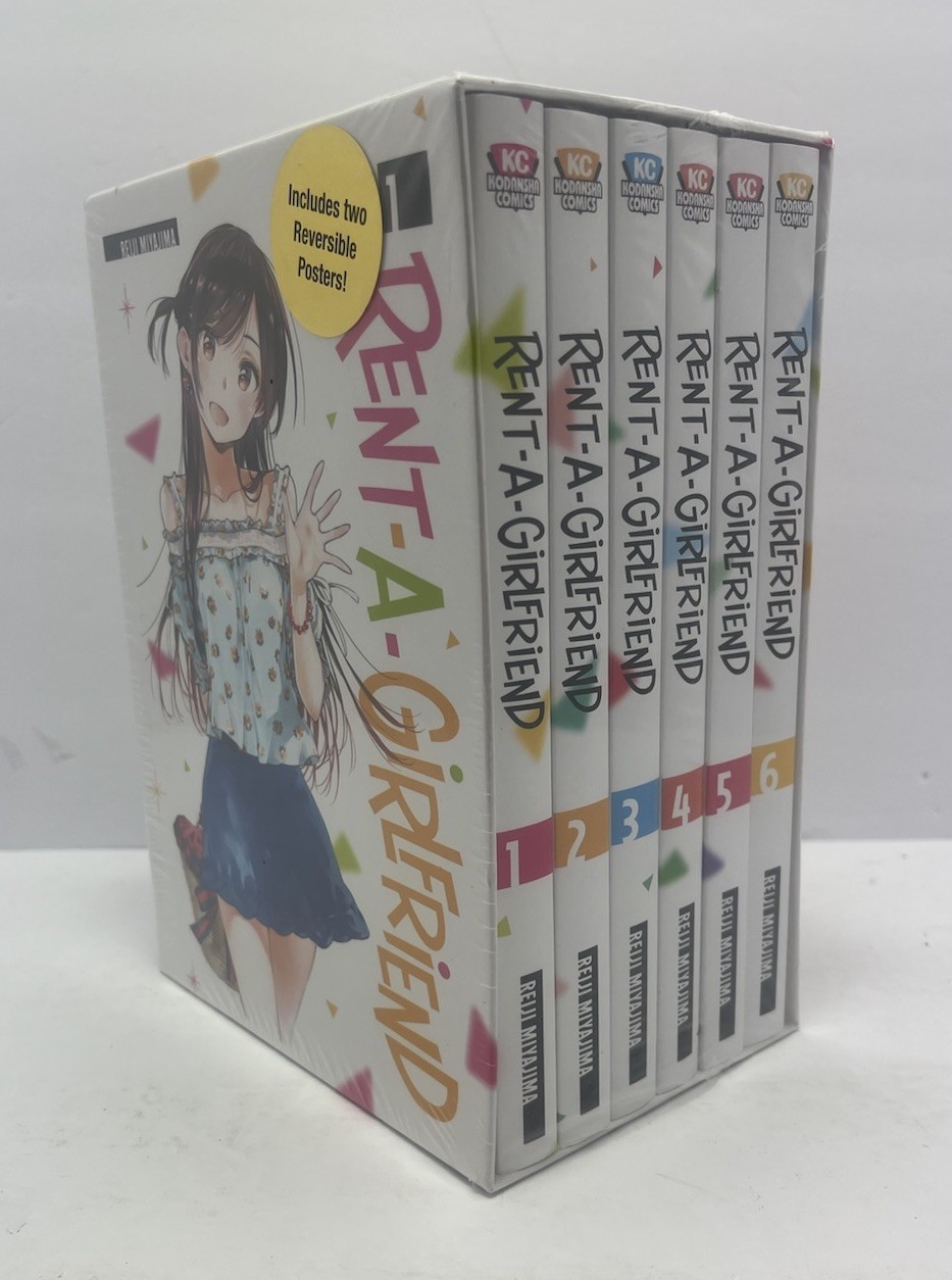 Rent-A-Girlfriend Manga Box Set 1-6 PB Books, Reiki Miyajima + 2 Posters SEALED Rent-A-Girlfriend Manga Box Set 1-6 PB Books, Reiki Miyajima + 2 Posters SEALED