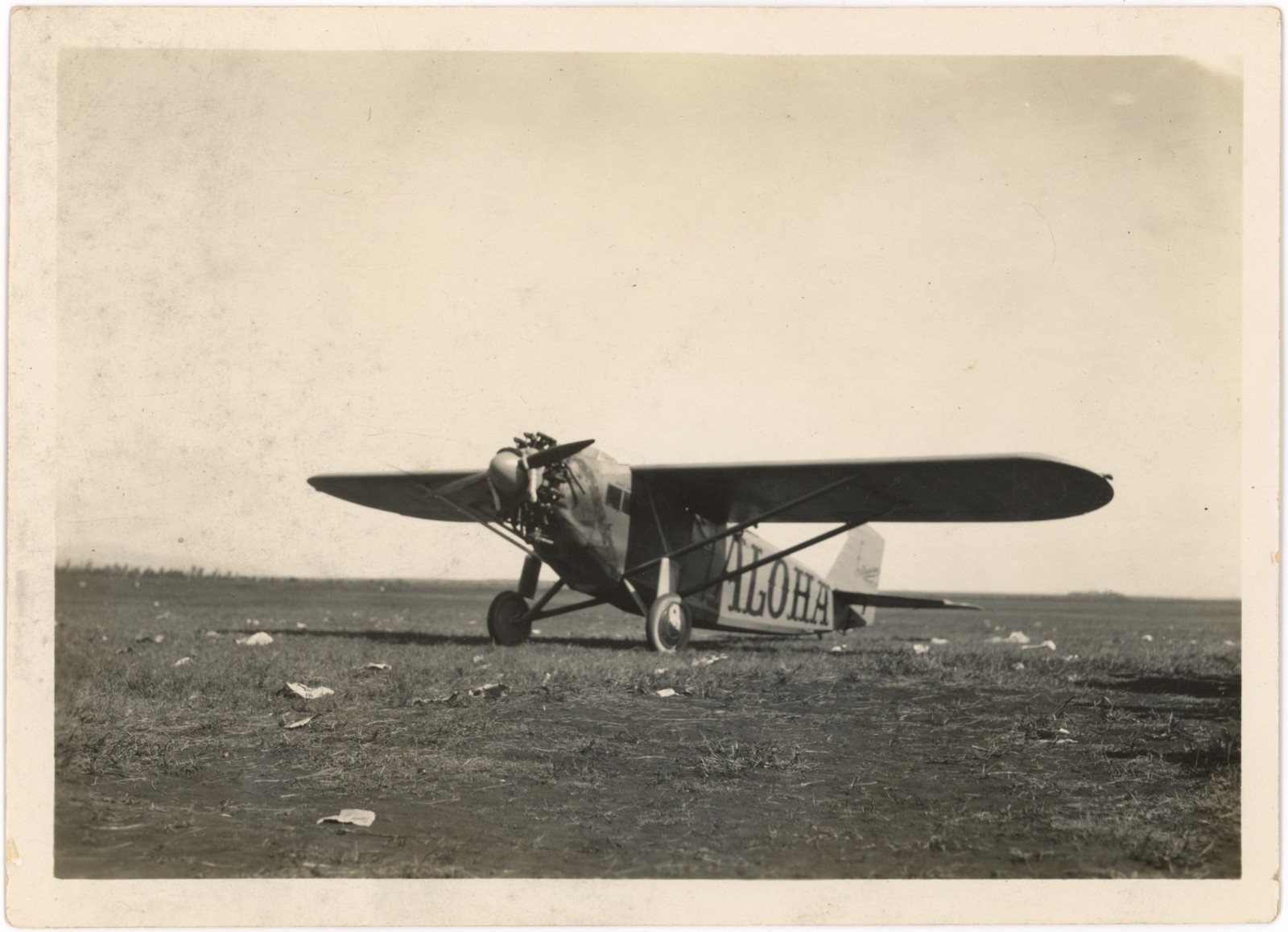 Lot of 9  1927 Dole Air Race Photos ALOHA Martin Jensen Wheeler Field Hawaii
