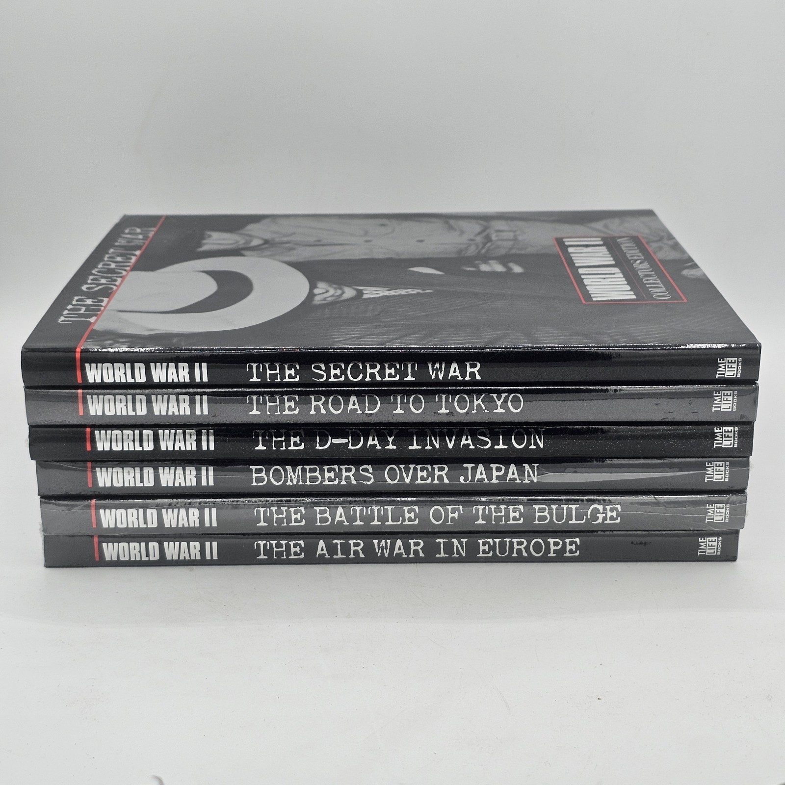 Time Life World War II 6 Book Lot Collectors Edition HC D-Day Secret War Japan