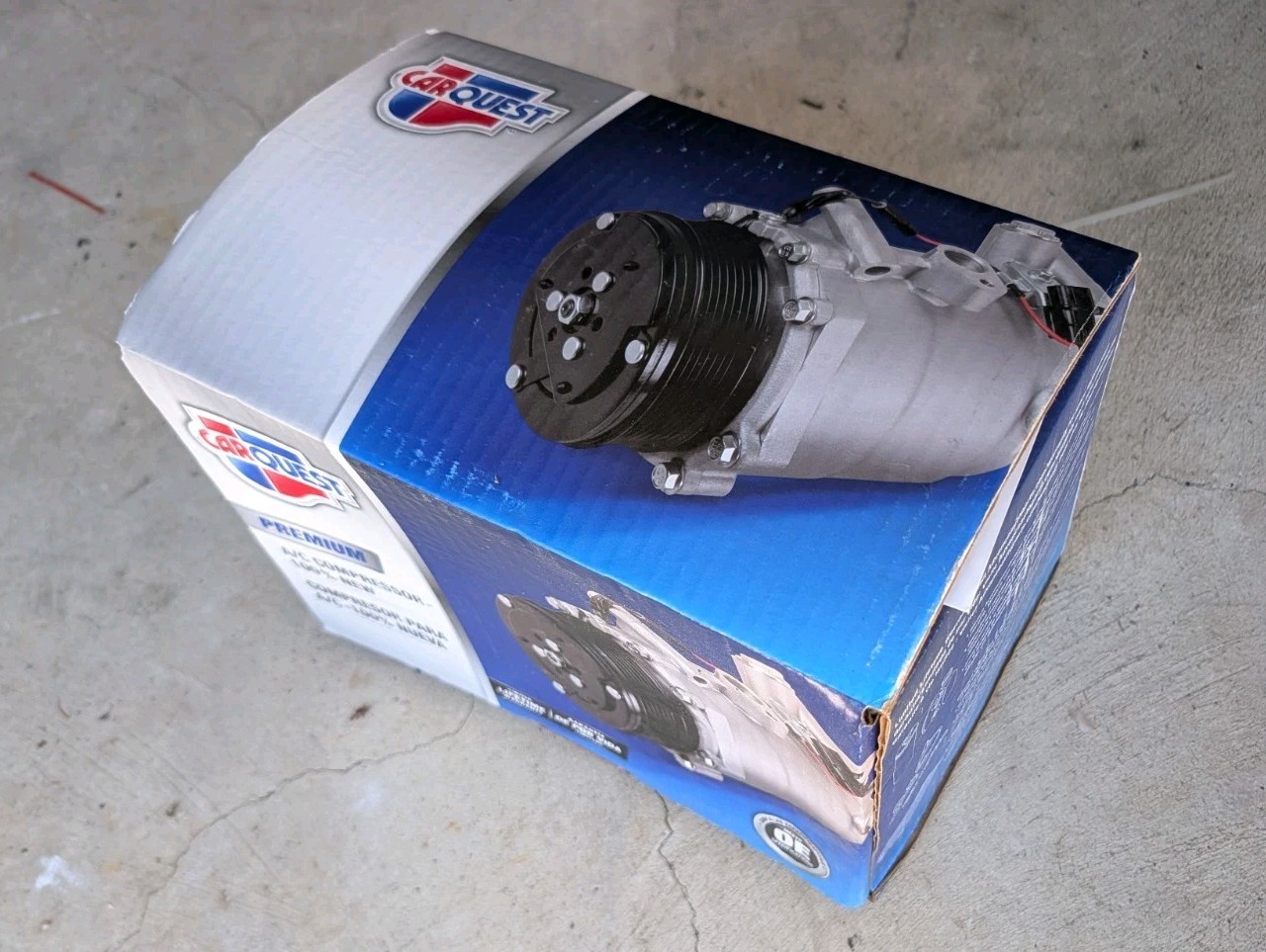 Carquest A/C Compressor with Clutch, T78348 For Chevy, GMC, Cadillac