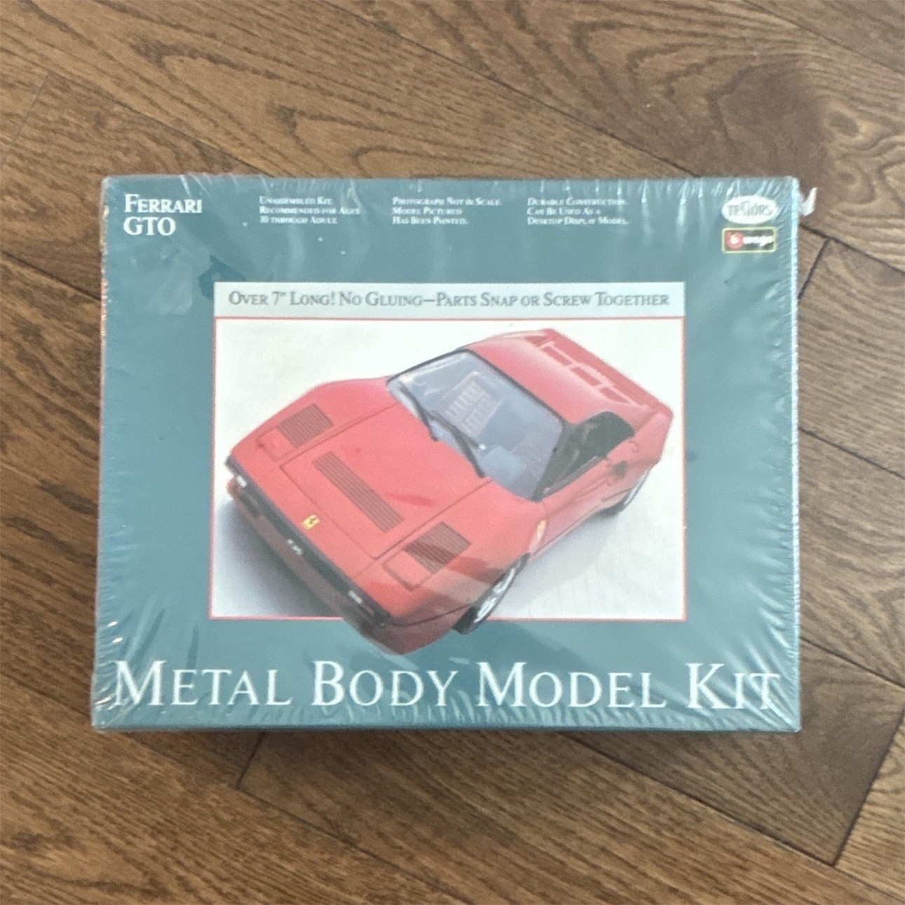 Testors Ferrari GTO 1:52 Metal Body Unassembled Model Kit Red MPN 152 Testors Ferrari GTO 1:52 Metal Body Unassembled Model Kit Red MPN 152