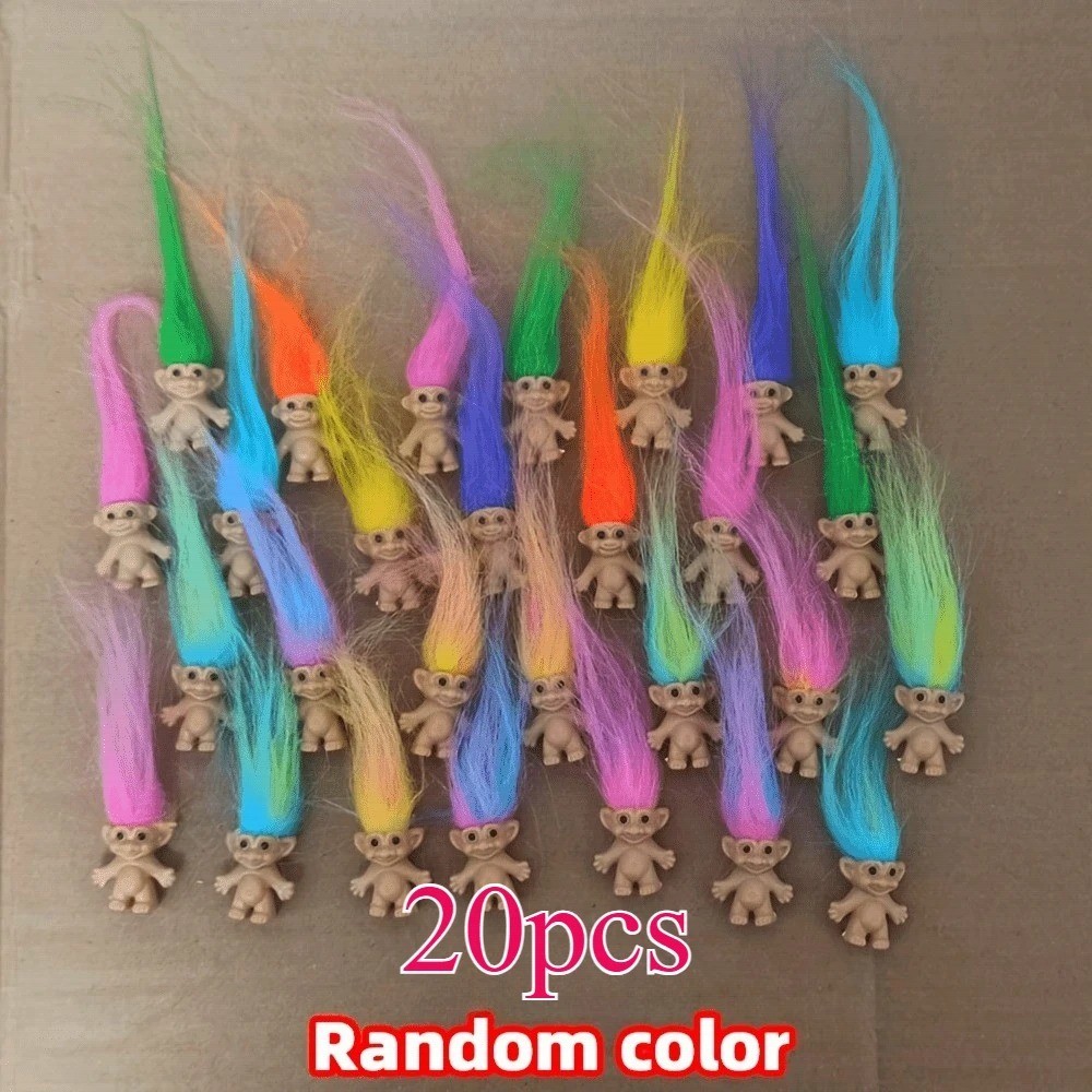 Halloween Vintage Troll Dolls Lucky Figures Mini Trolls Collectible Party Gift Halloween Vintage Troll Dolls Lucky Figures Mini Trolls Collectible Party Gift