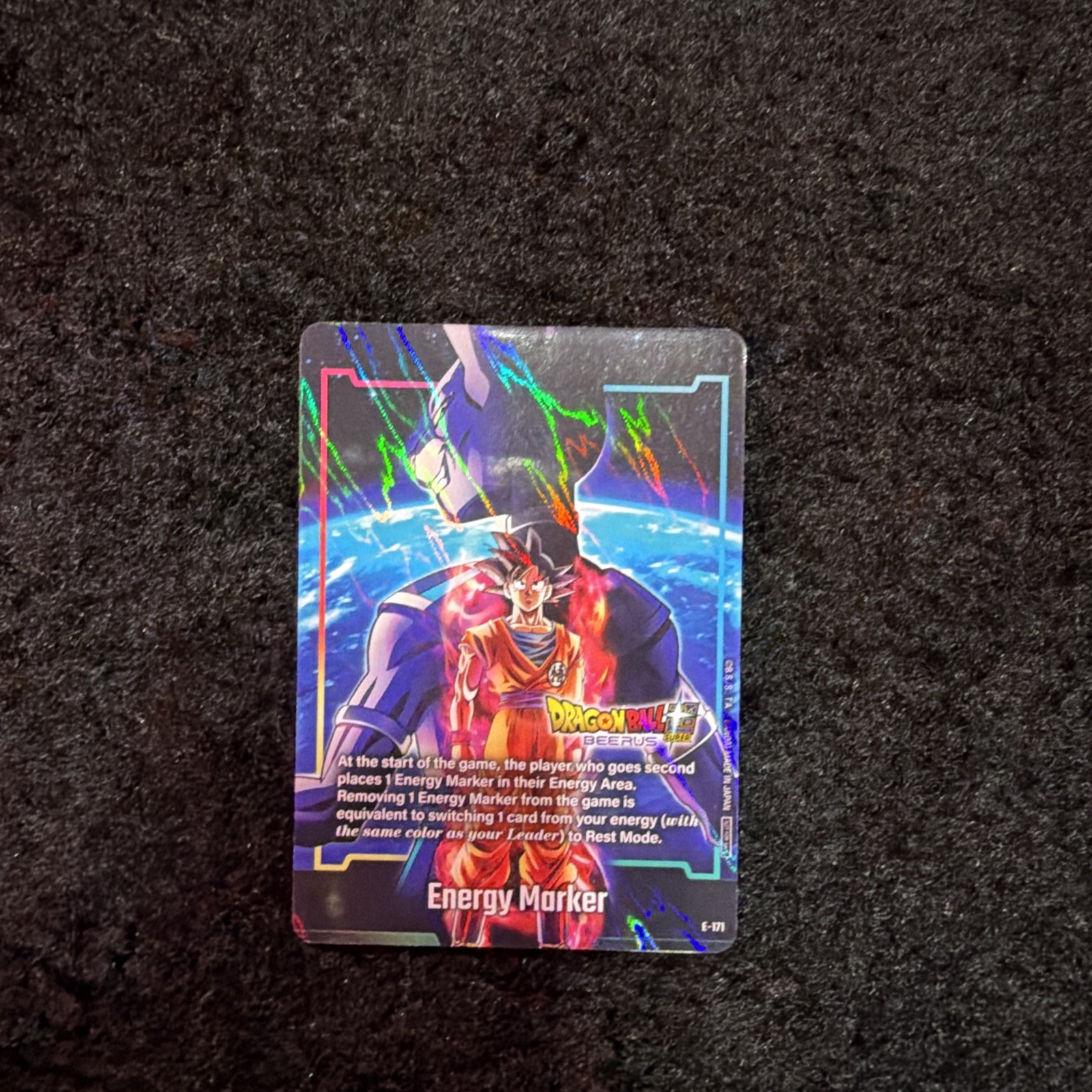 2026 NYCC Dragon Ball Super Energy Marker Goku Beerus Promo Card E-171 ENGLISH 2026 NYCC Dragon Ball Super Energy Marker Goku Beerus Promo Card E-171 ENGLISH