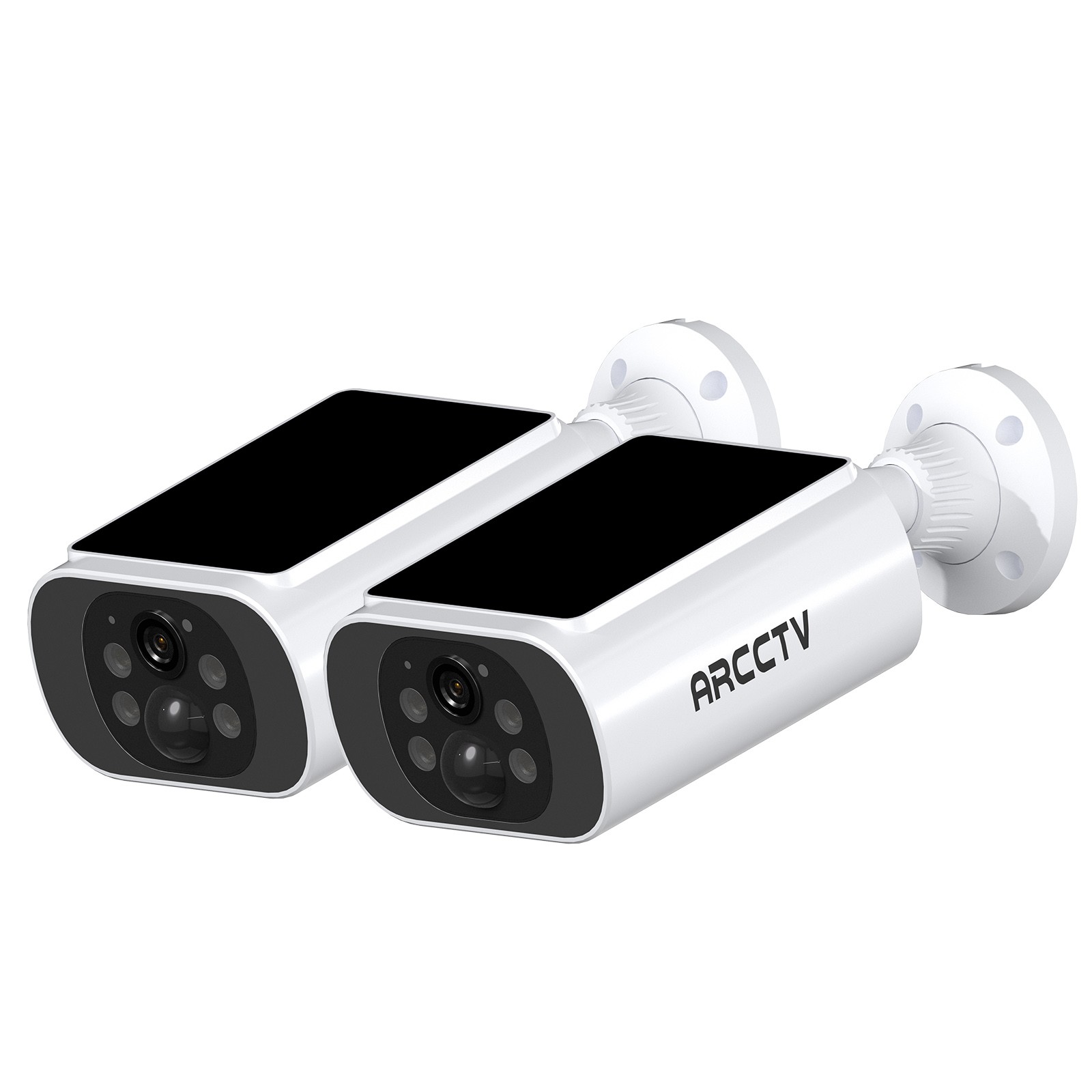ARCCTV 2Pack Wireless 4MP Solar Security Camera,Color Night Vision & 2-Way Audio ARCCTV 2Pack Wireless 4MP Solar Security Camera,Color Night Vision & 2-Way Audio