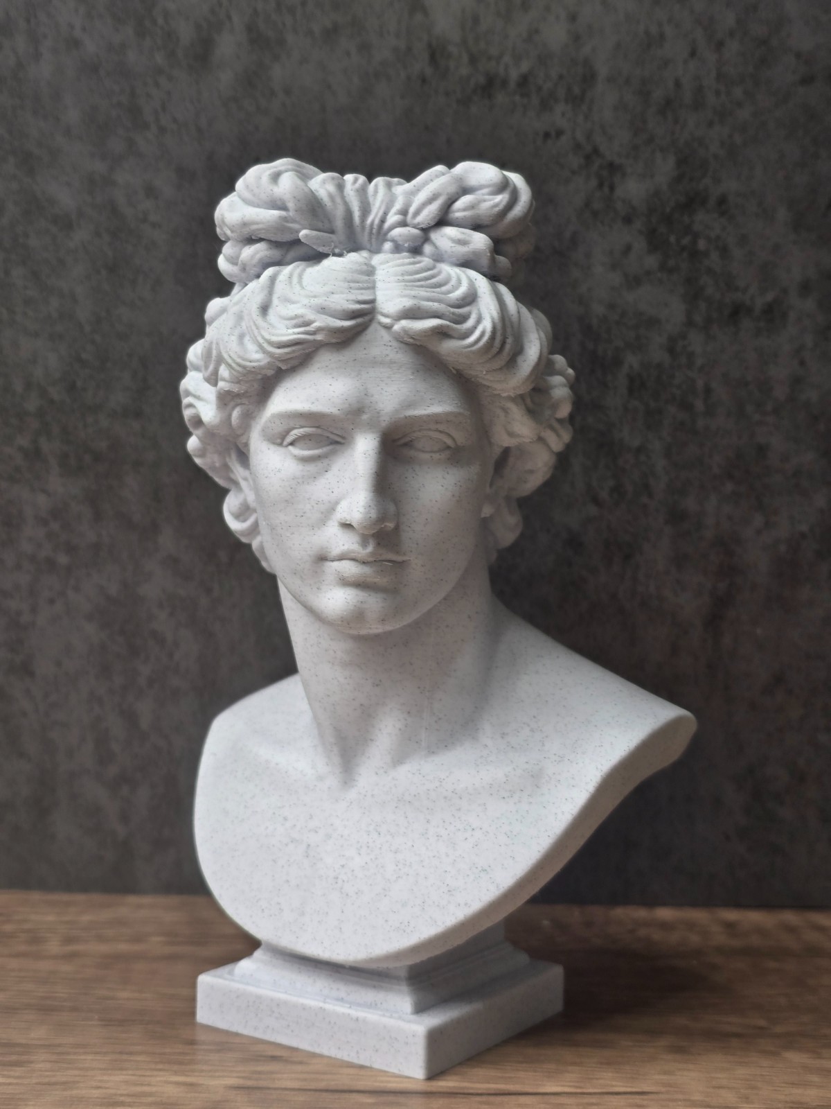 Apollo Bust Statue Greek God Sculpture Ancient Roman Mythology Decor