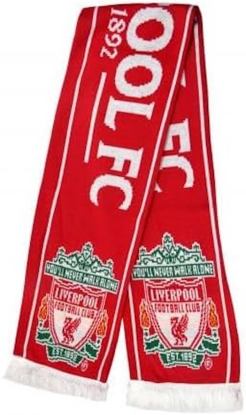 Official Liverpool FC Scarf - Red & White - Official Liverpool FC Scarf - Red & White -