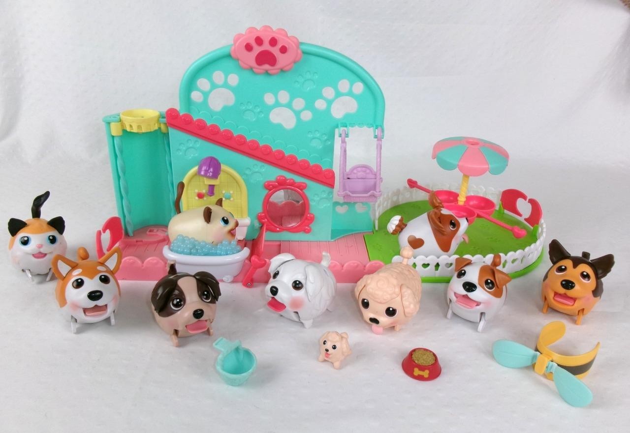 Chubby Puppies Pet Fun Center Ultimate Playset Spin Master fun dog park Lot