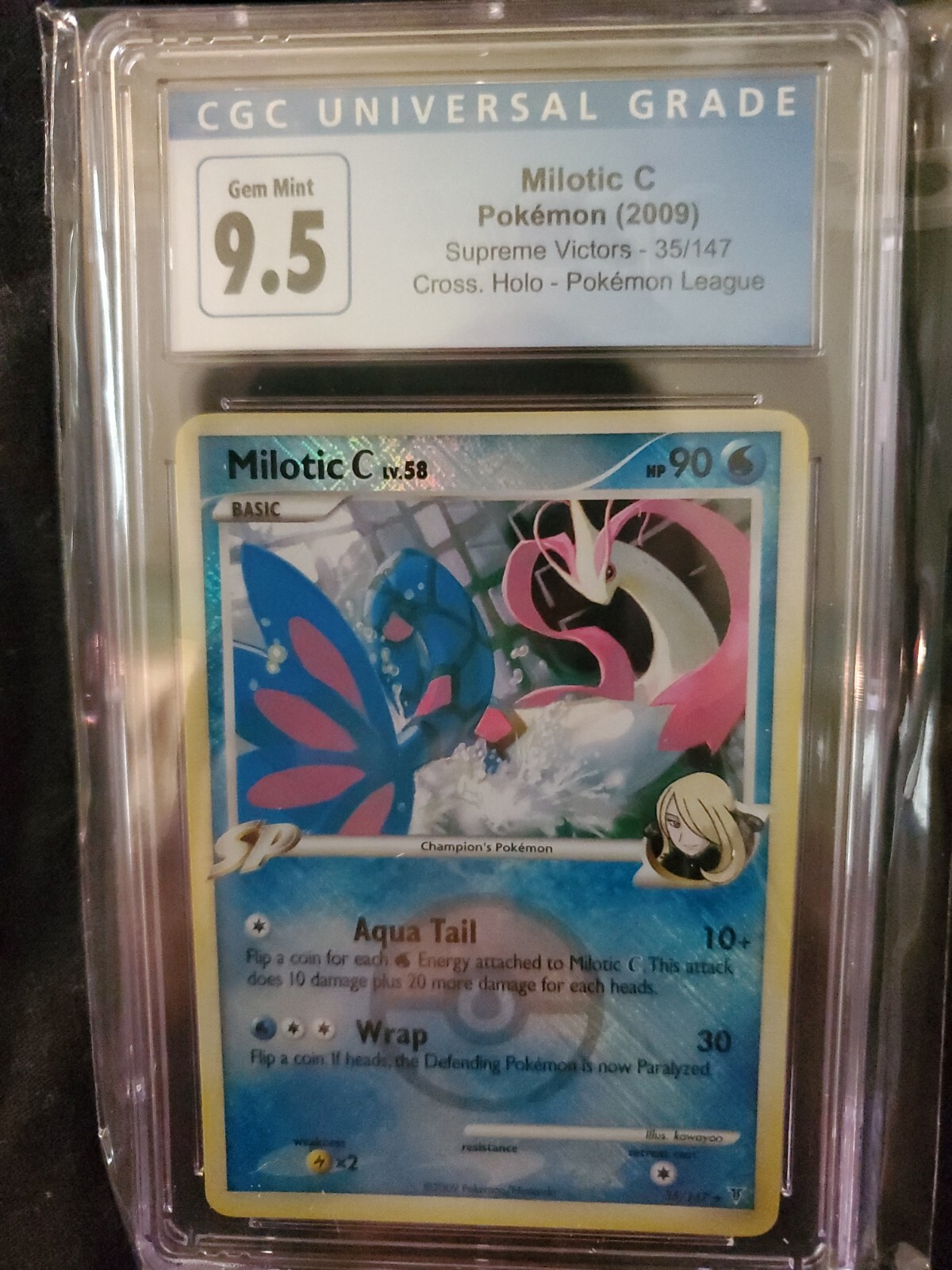 2009 Pokemon Supreme Victors Milotic C 35/147 CGC GEM MINT 9.5