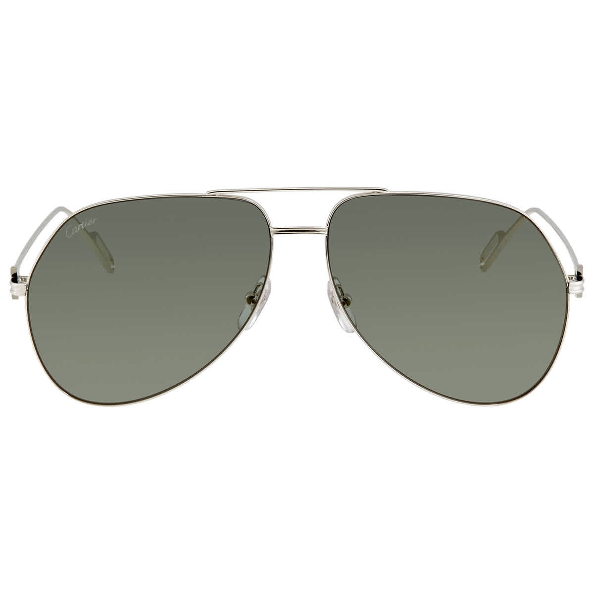 Cartier Green Pilot Men\'s Sunglasses CT0110S 008 62 CT0110S 008 62