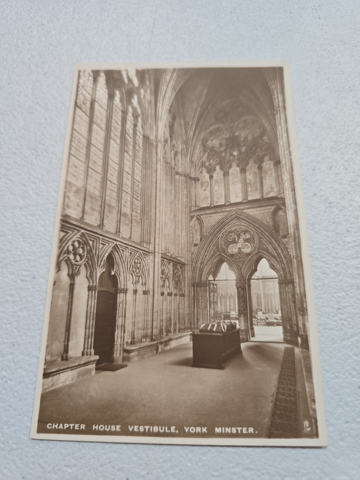 Vintage Postcard York Minster Chapter House England Rppc Vintage Postcard York Minster Chapter House England Rppc