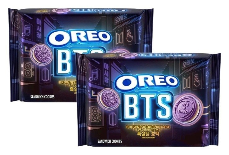 2 Pack BTS Oreo Brown Sugar Pancake Sandwich Cookies Limited Edition 2 Pack BTS Oreo Brown Sugar Pancake Sandwich Cookies Limited Edition