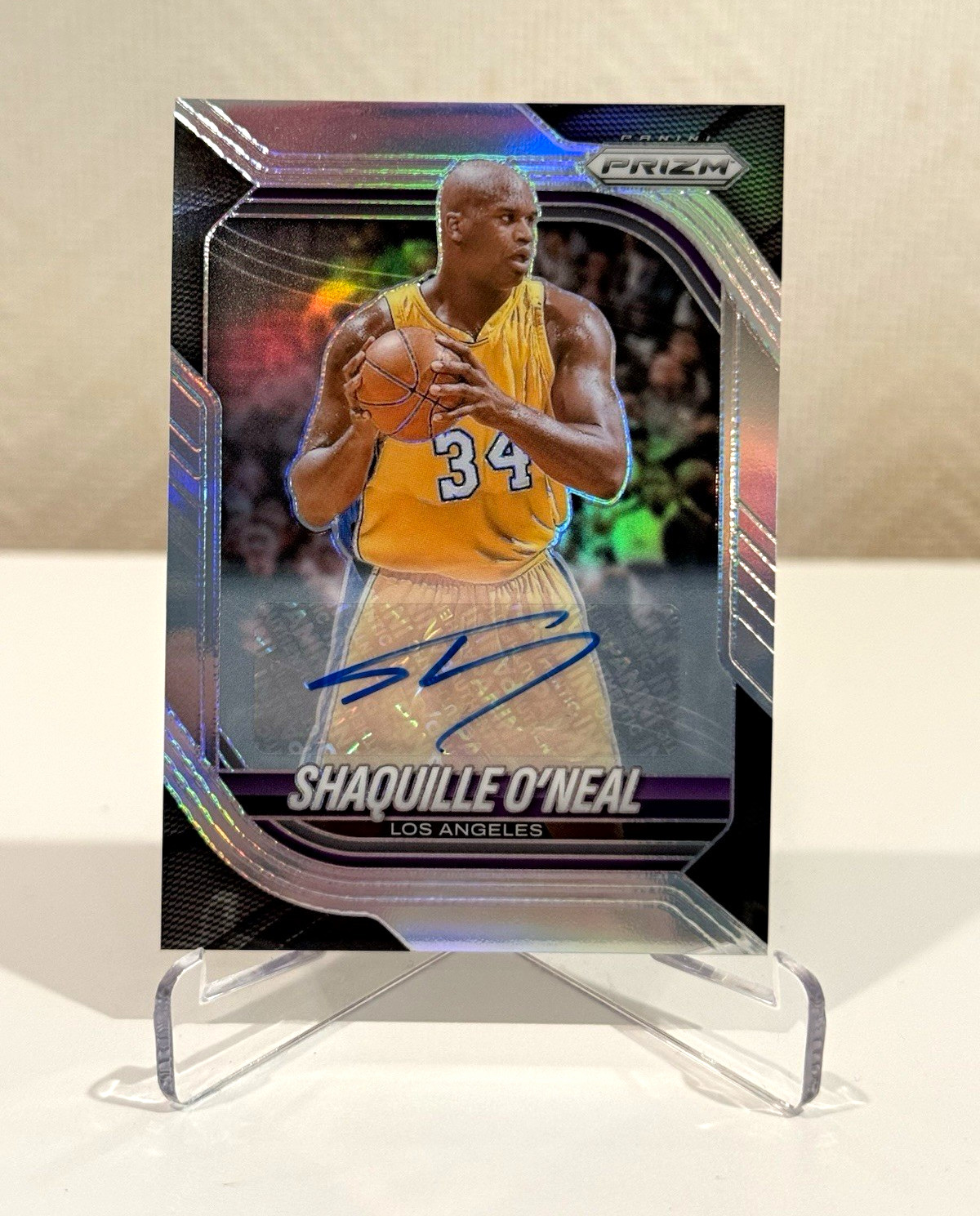 Panini 2025-26 Prizm Basketball Shaquille O'Neal Lakers Auto #156 NBA Panini 2025-26 Prizm Basketball Shaquille O'Neal Lakers Auto #156 NBA