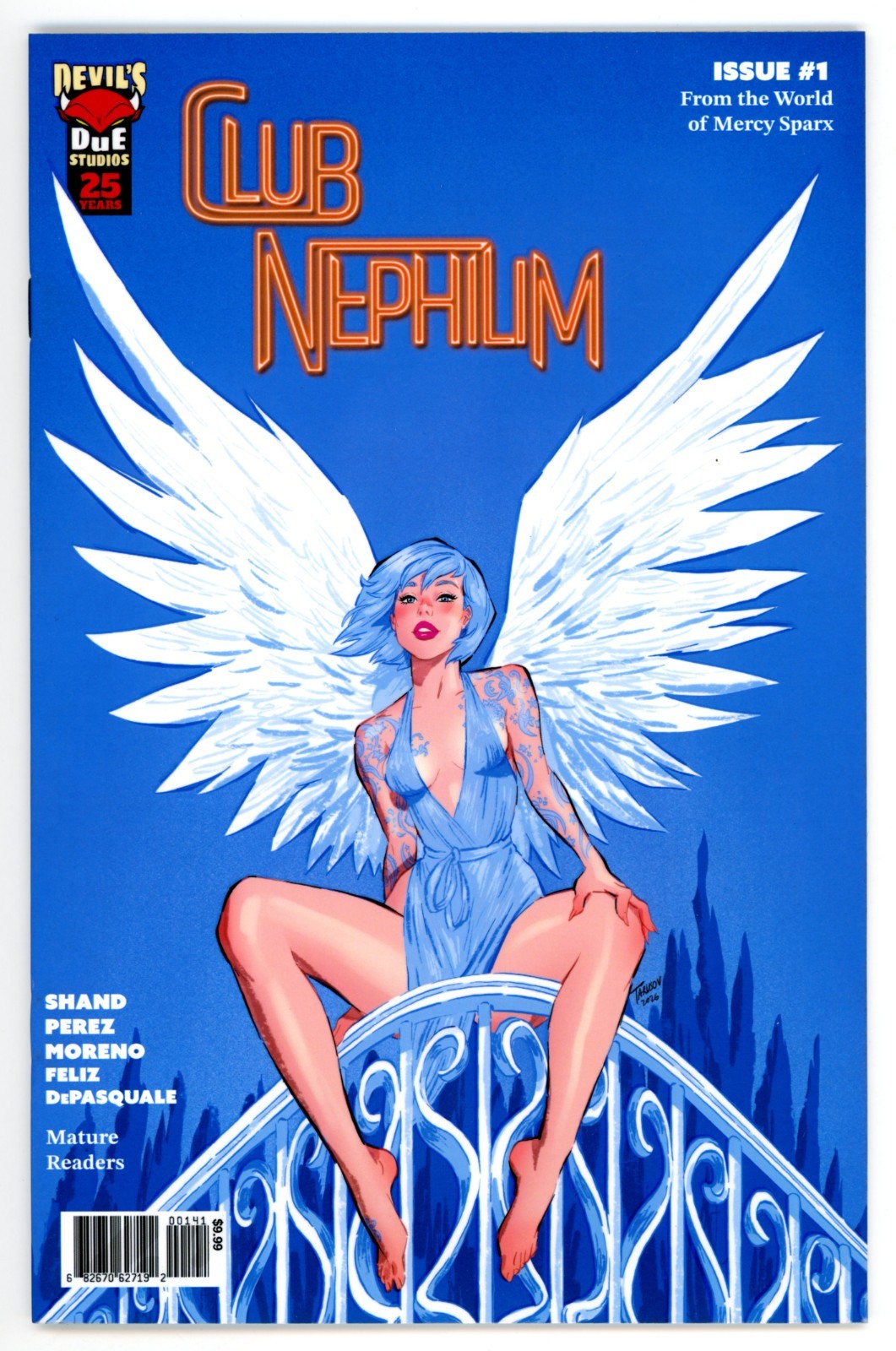 Club Nephilim #1 - Cover D 1:10 Andrew Tarusov UV Spot Variant 🟦🟦 NM